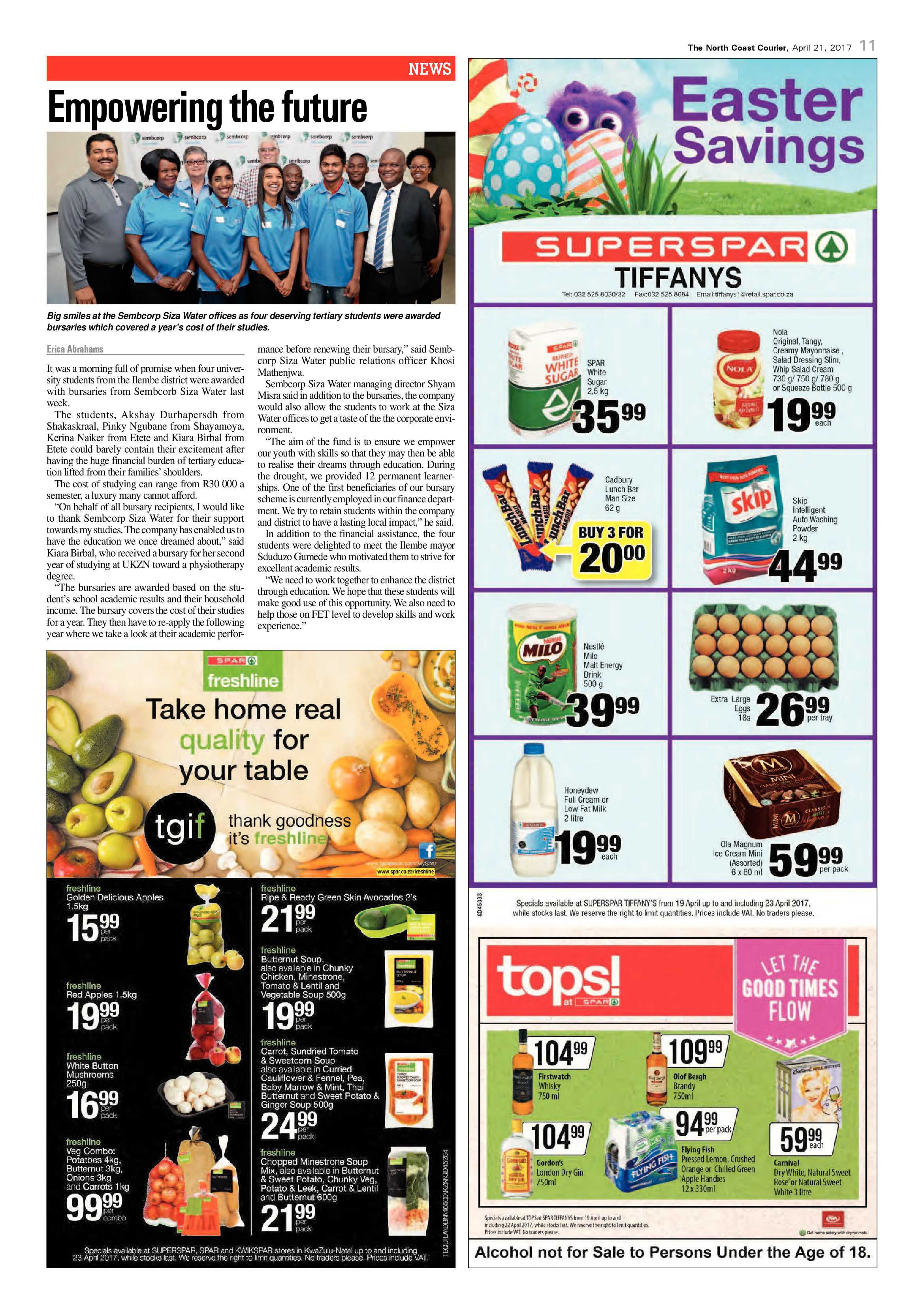 The North Coast Courier – 21 April 2017 page 11