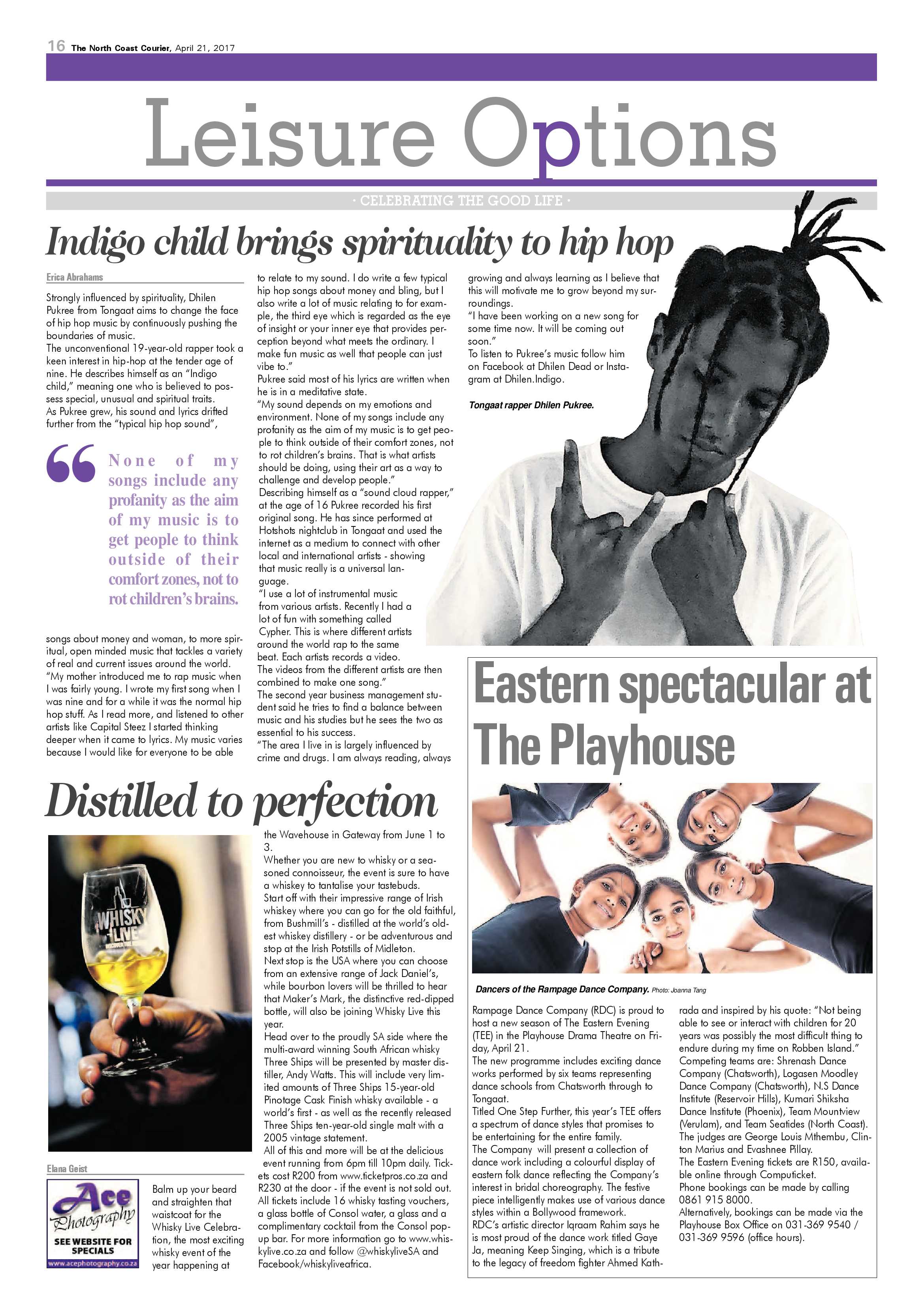 The North Coast Courier – 21 April 2017 page 16