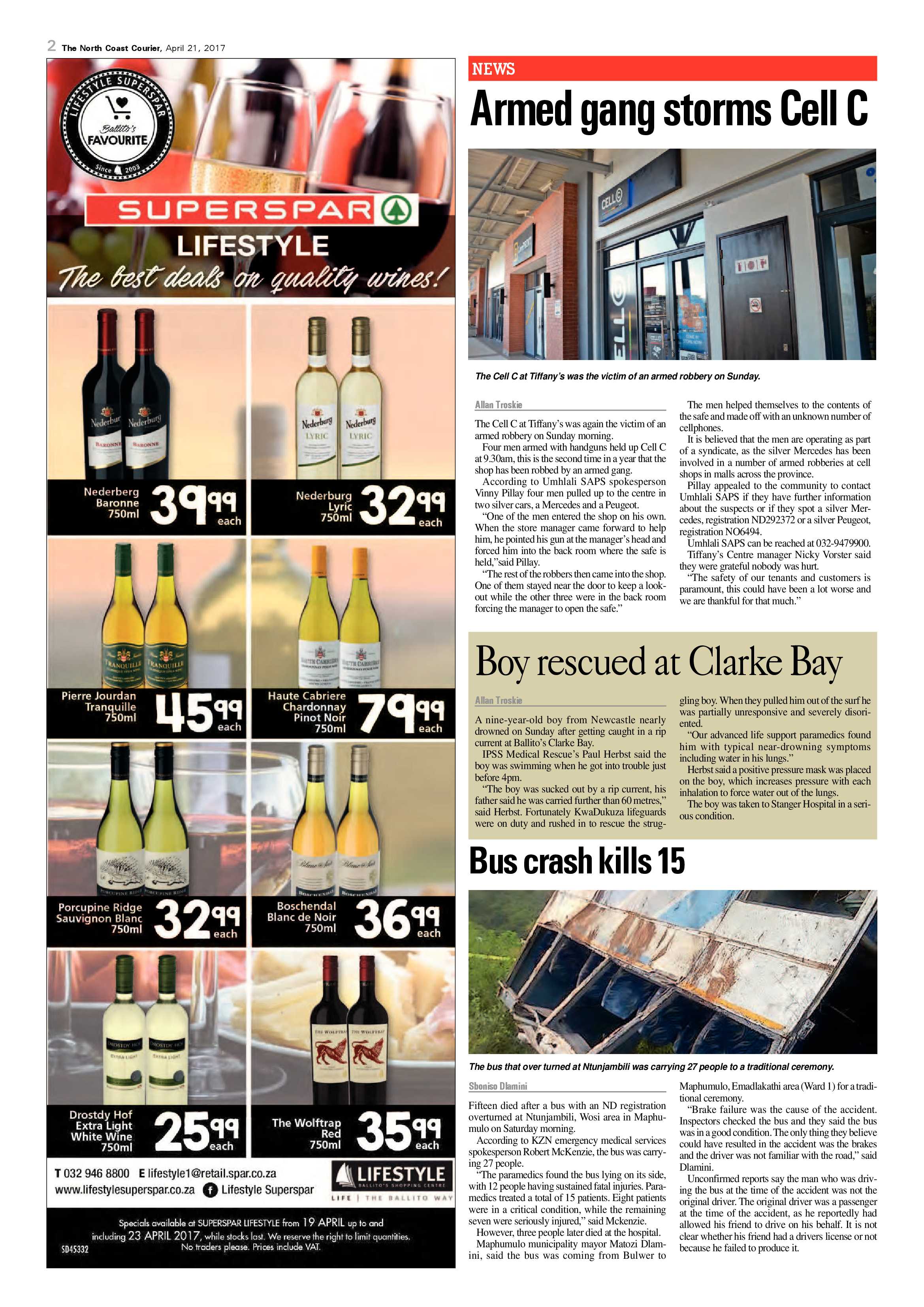 The North Coast Courier – 21 April 2017 page 2