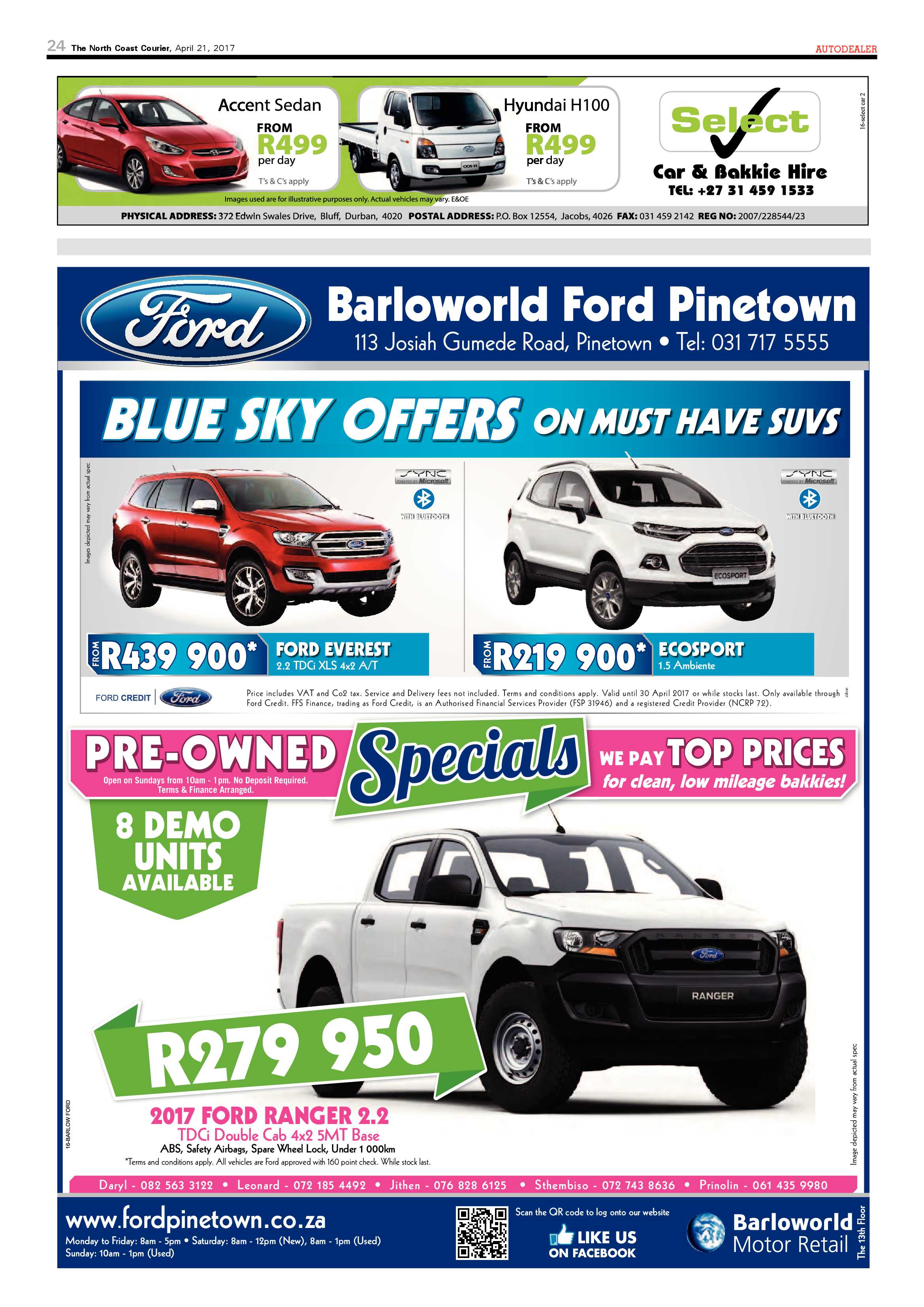 The North Coast Courier – 21 April 2017 page 24