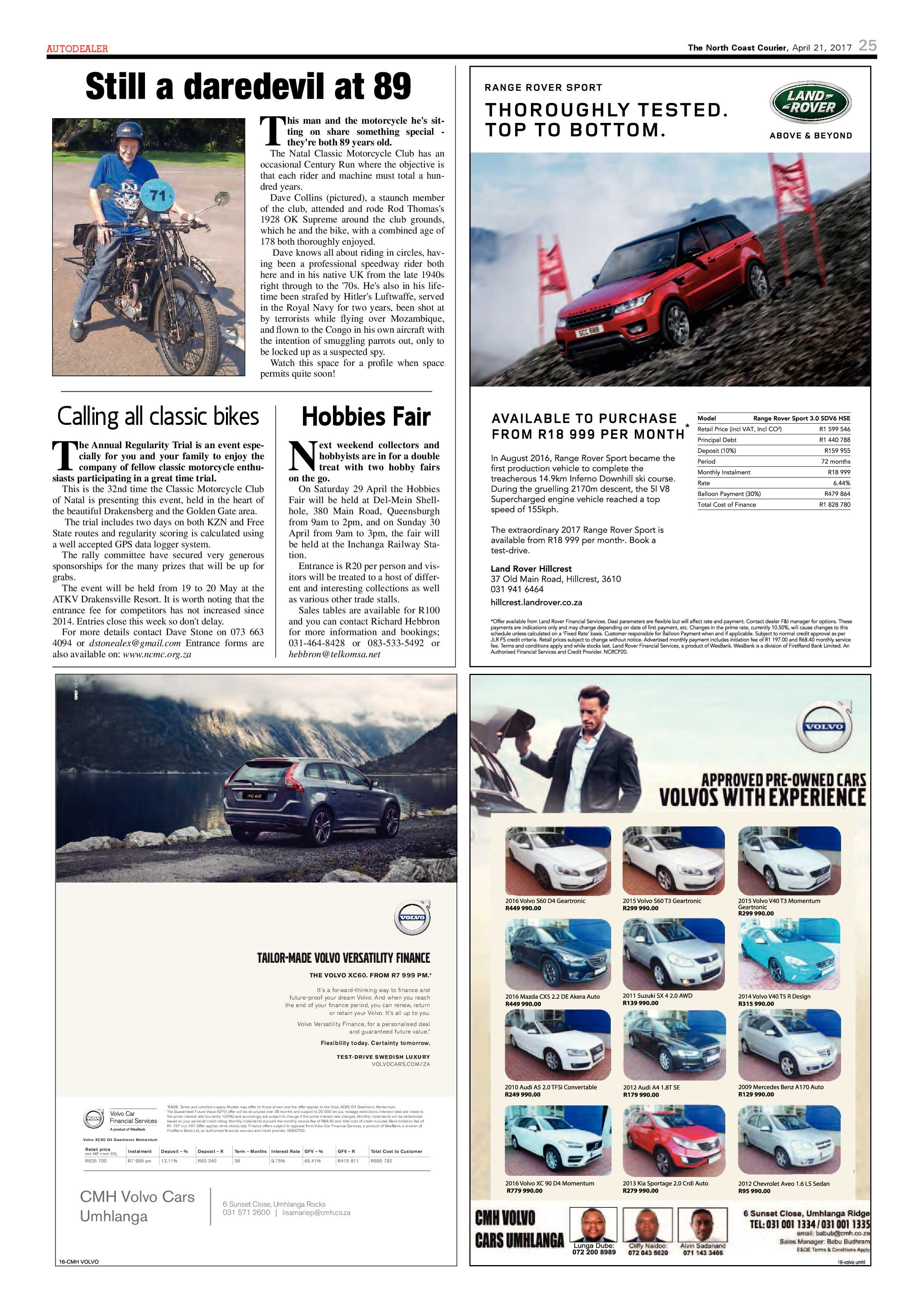 The North Coast Courier – 21 April 2017 page 25