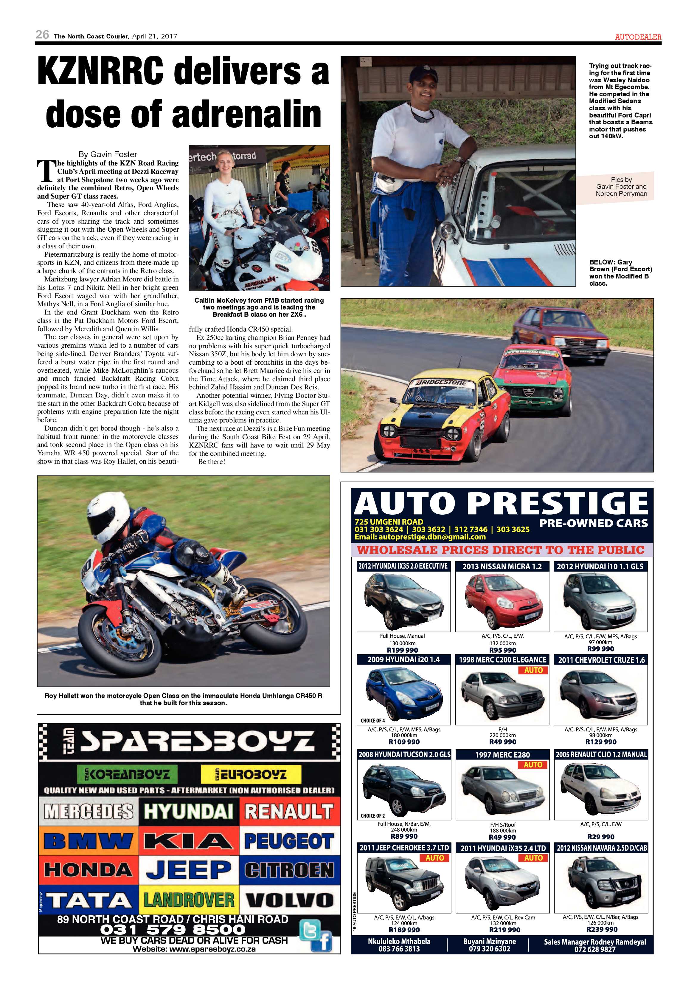 The North Coast Courier – 21 April 2017 page 26
