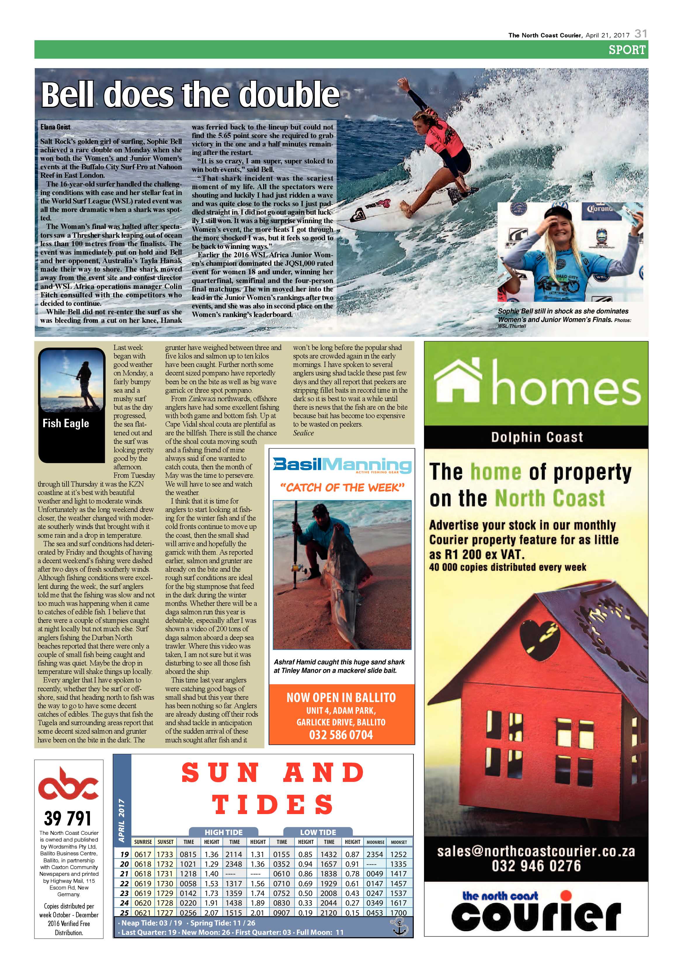 The North Coast Courier – 21 April 2017 page 31