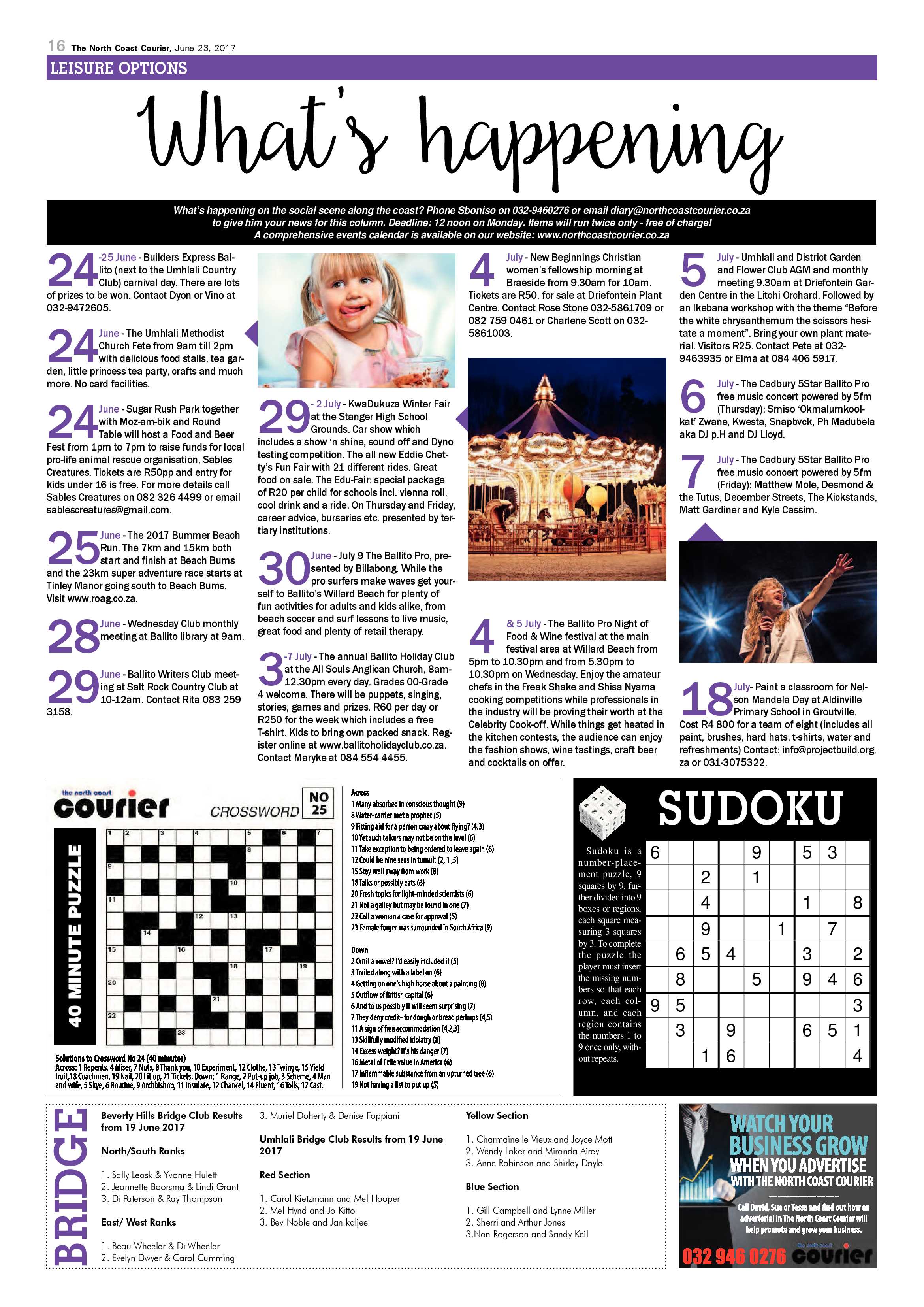 The North Coast Courier – 23 June 2017 page 16