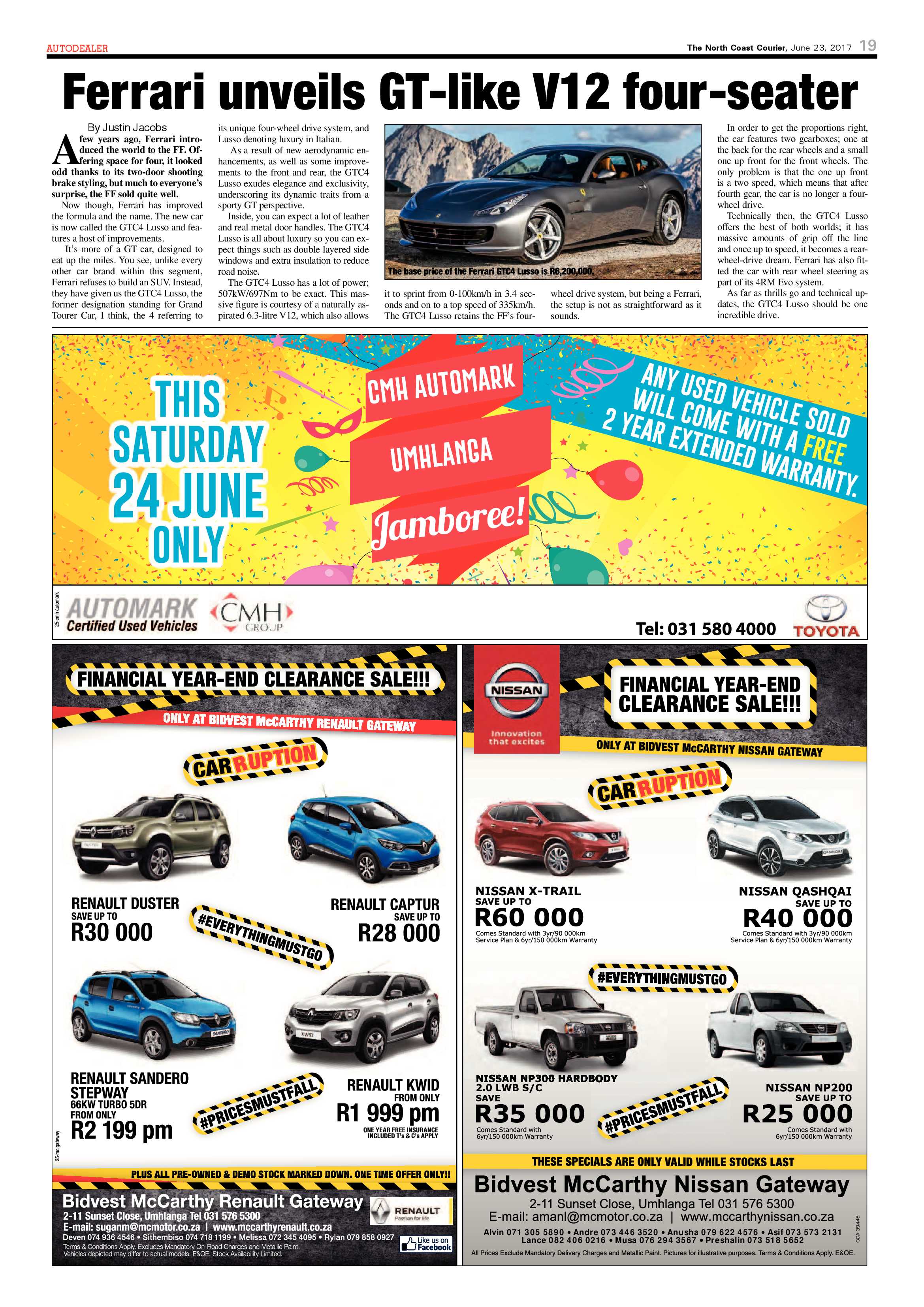 The North Coast Courier – 23 June 2017 page 19