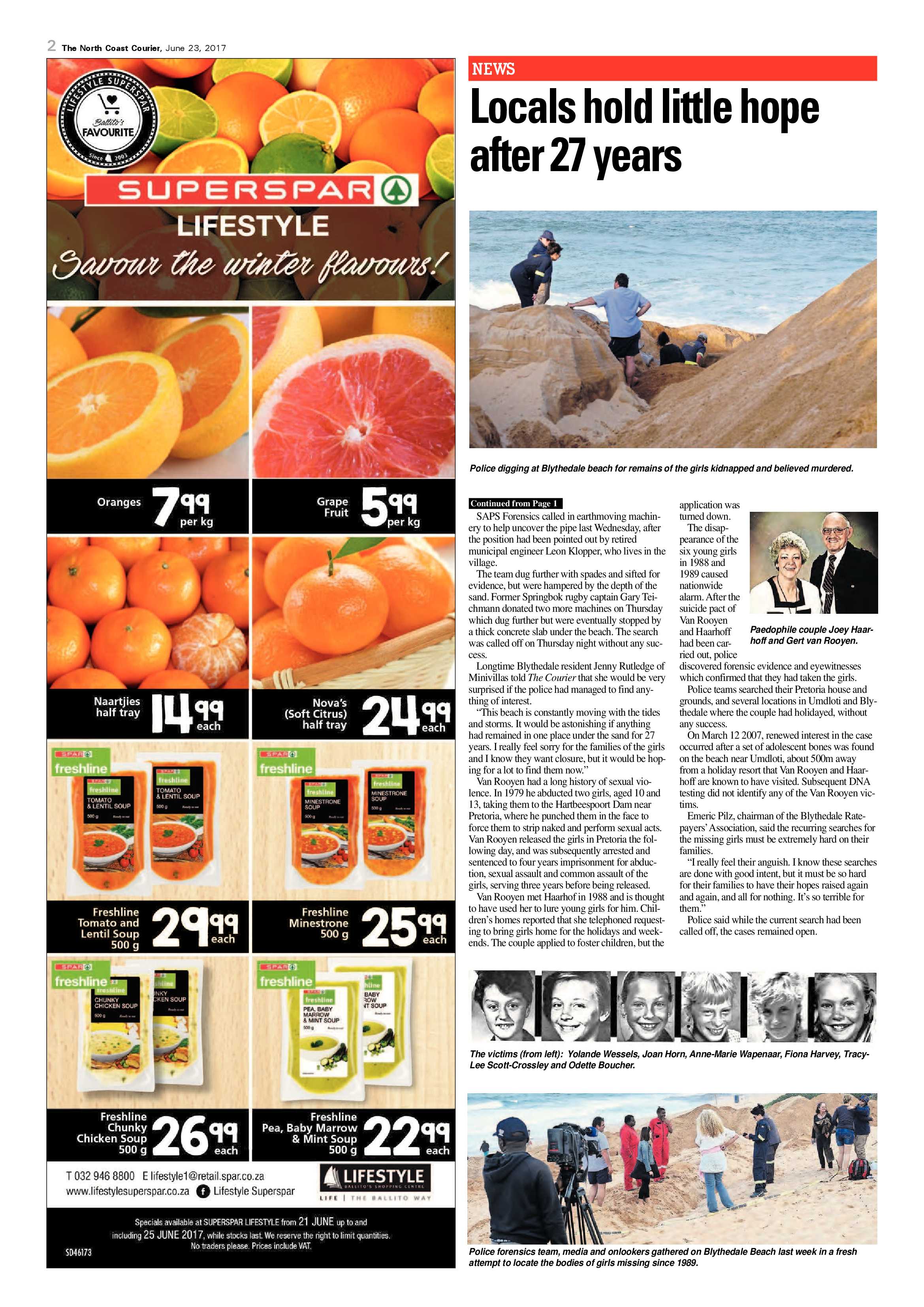 The North Coast Courier – 23 June 2017 page 2