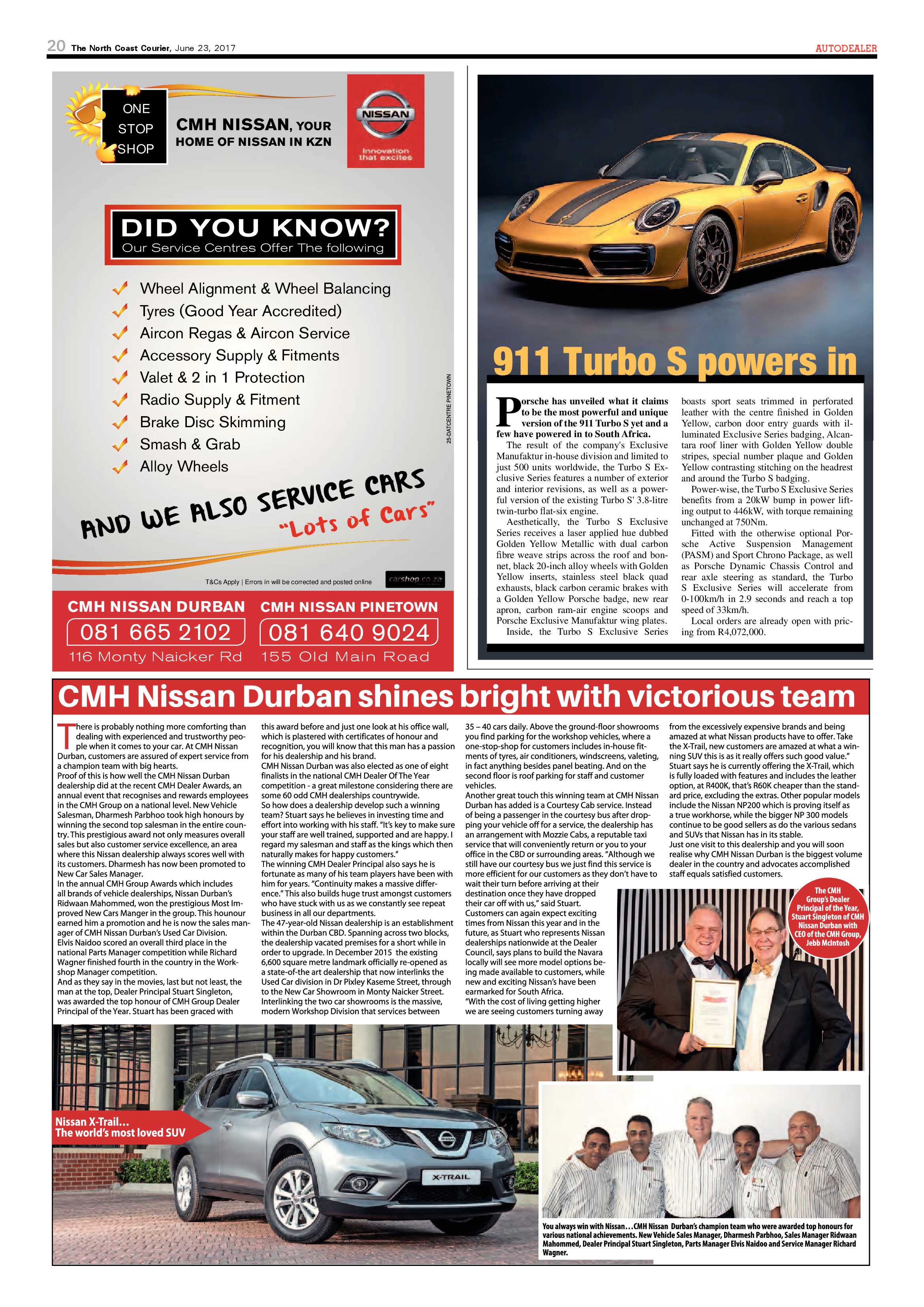 The North Coast Courier – 23 June 2017 page 20