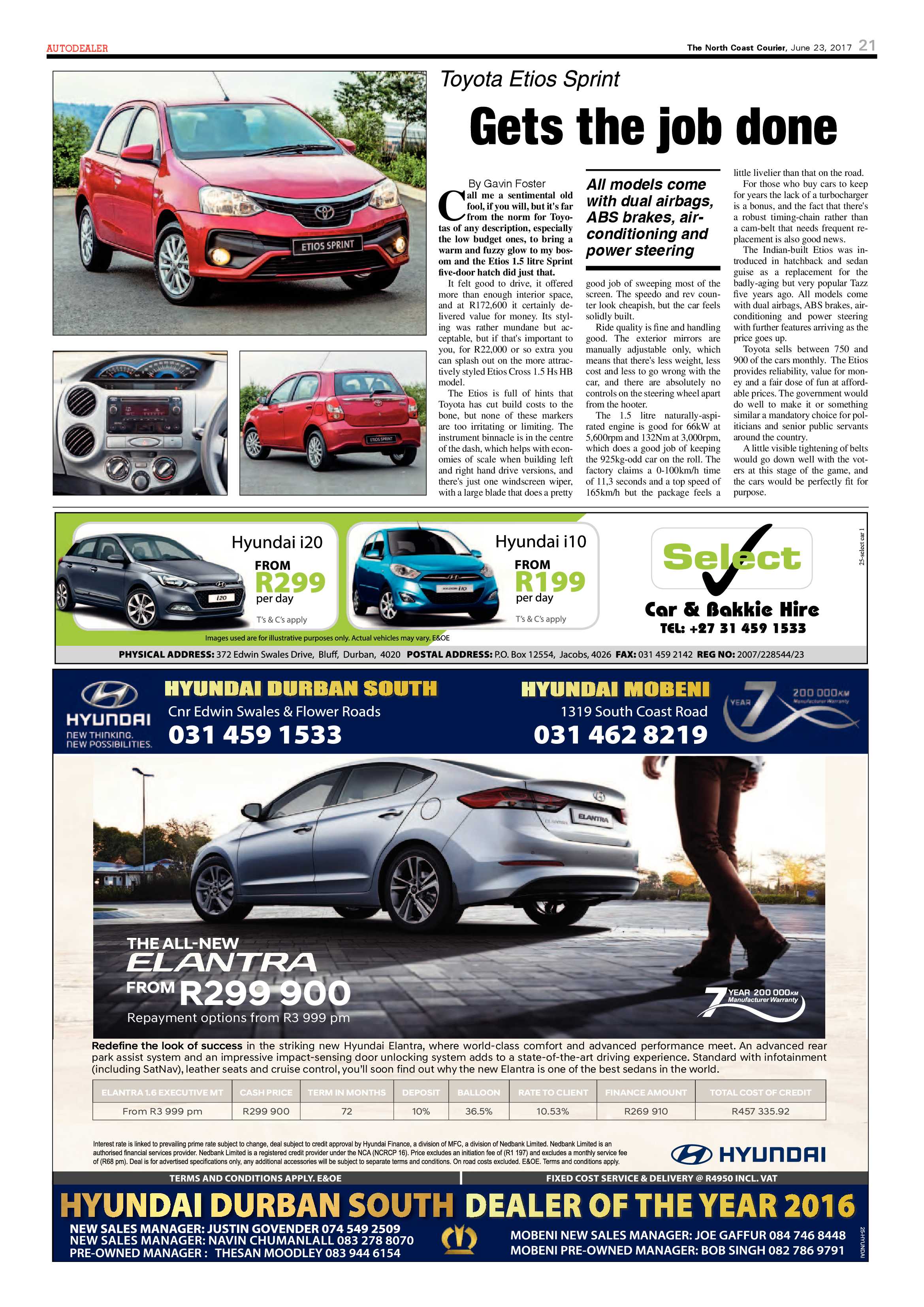 The North Coast Courier – 23 June 2017 page 21
