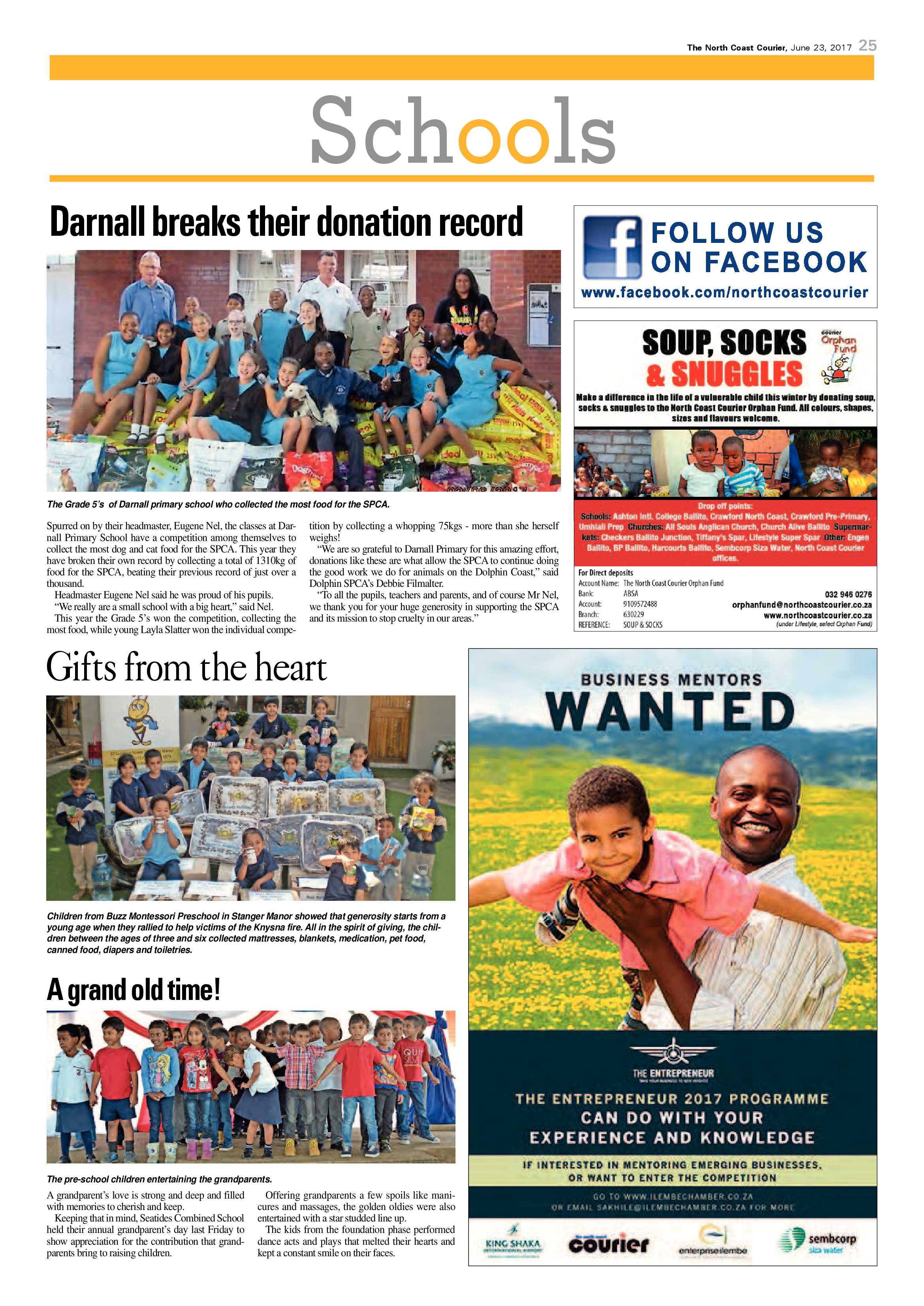 The North Coast Courier – 23 June 2017 page 25