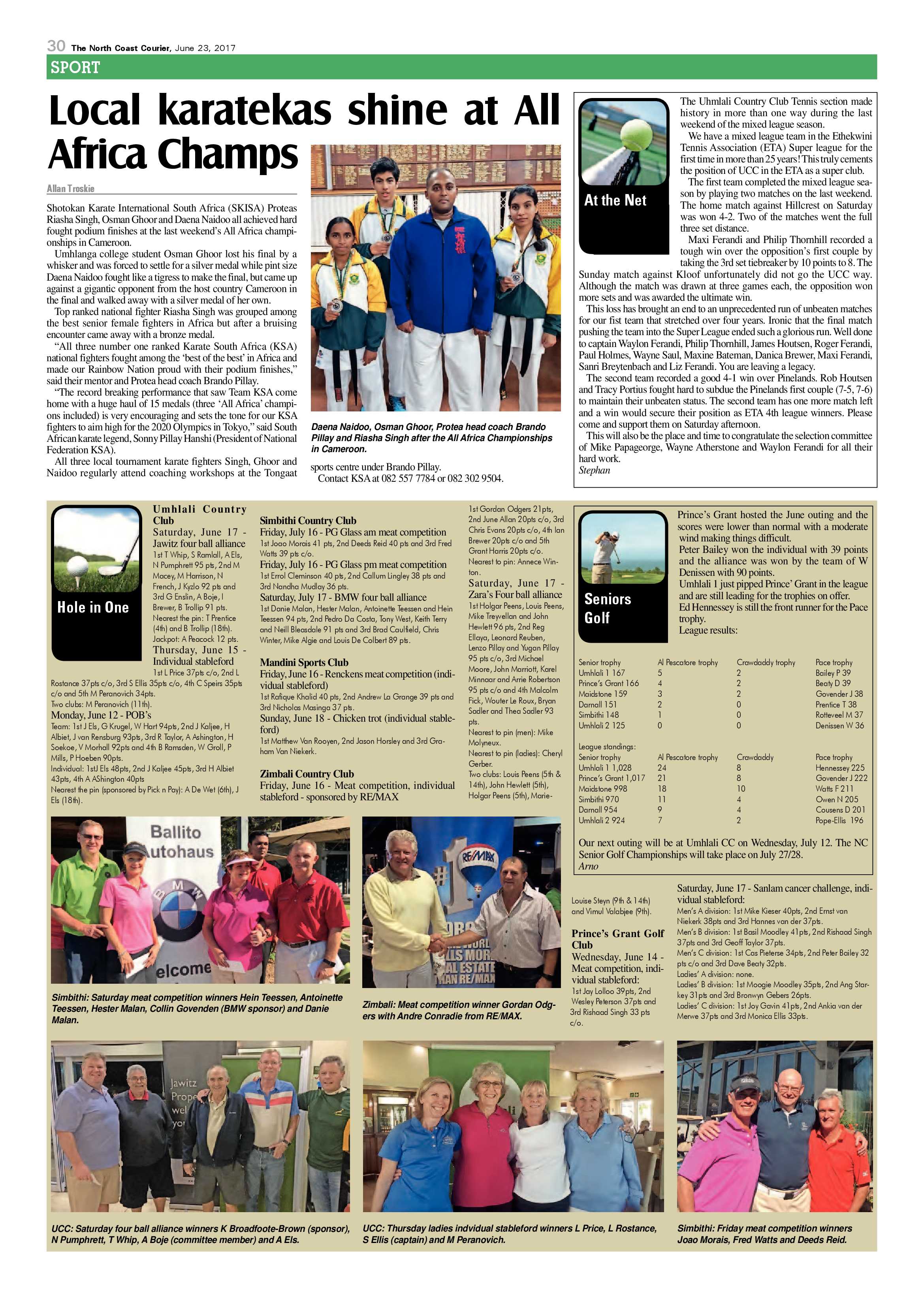 The North Coast Courier – 23 June 2017 page 30