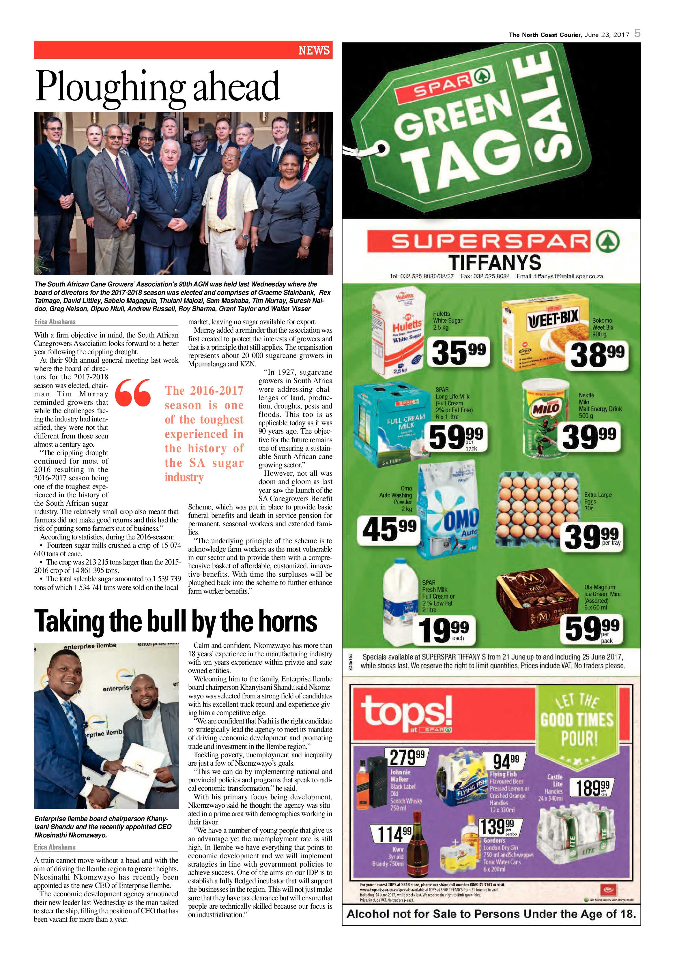 The North Coast Courier – 23 June 2017 page 5