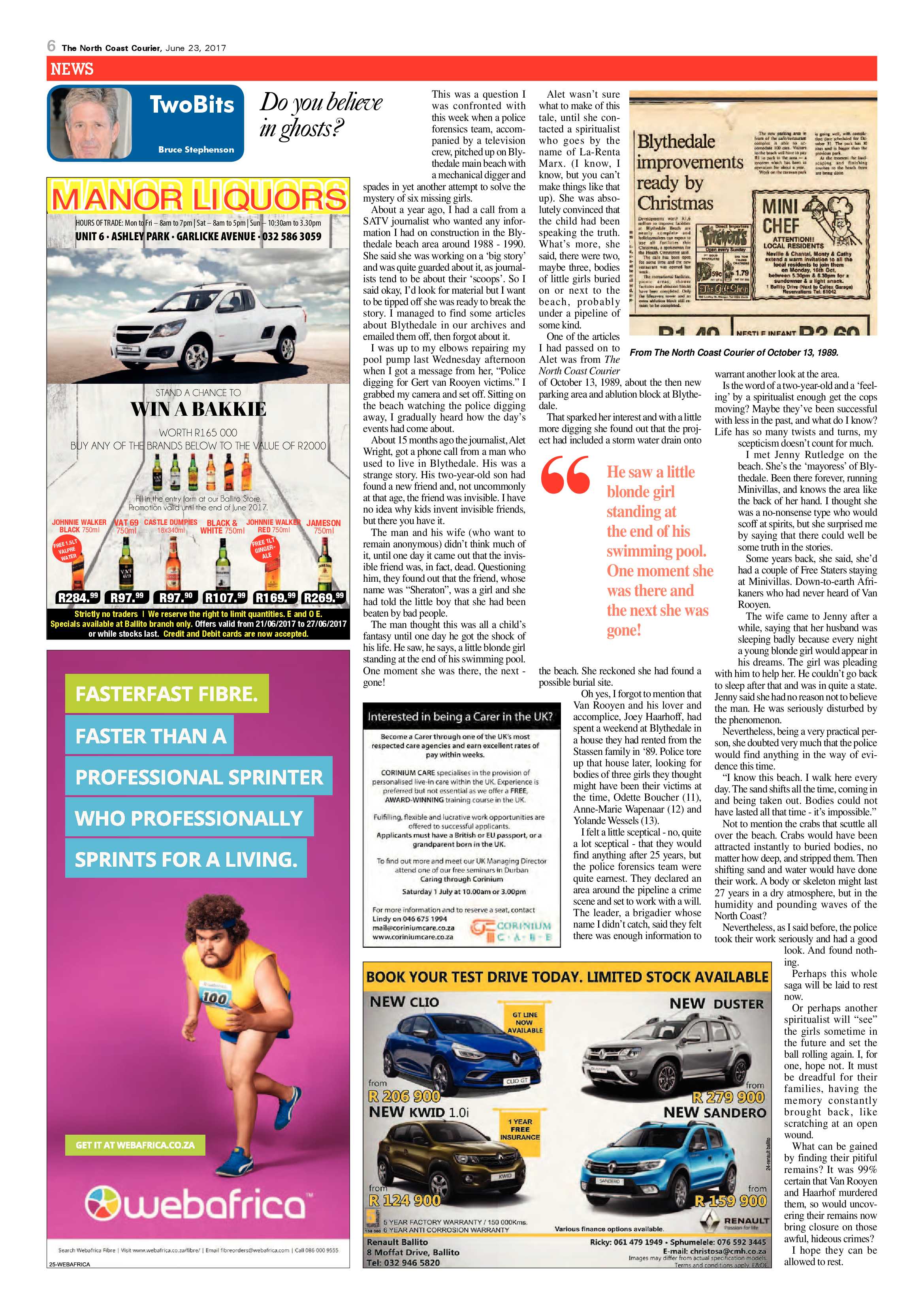 The North Coast Courier – 23 June 2017 page 6
