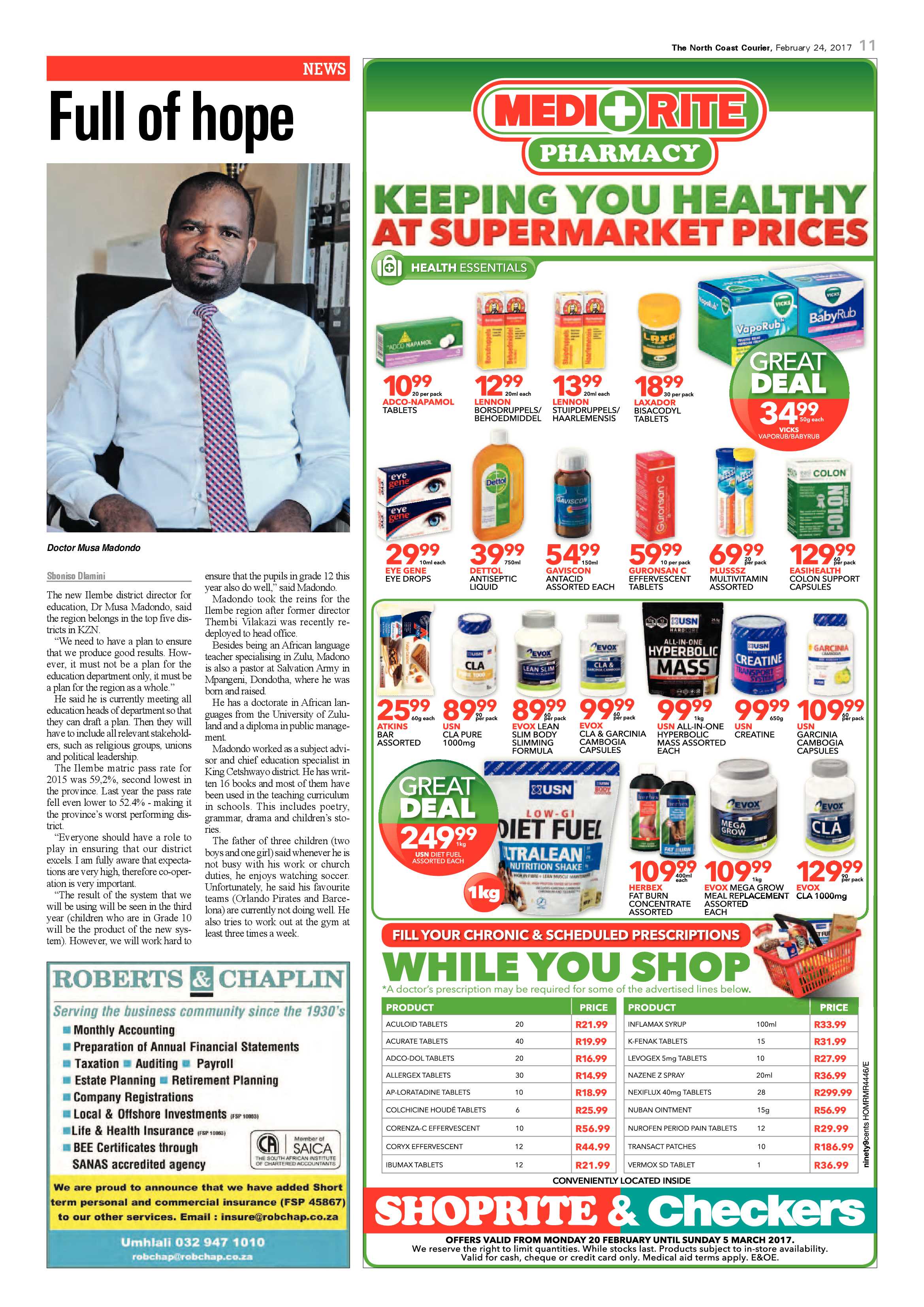 The North Coast Courier – 24 February 2017 page 11