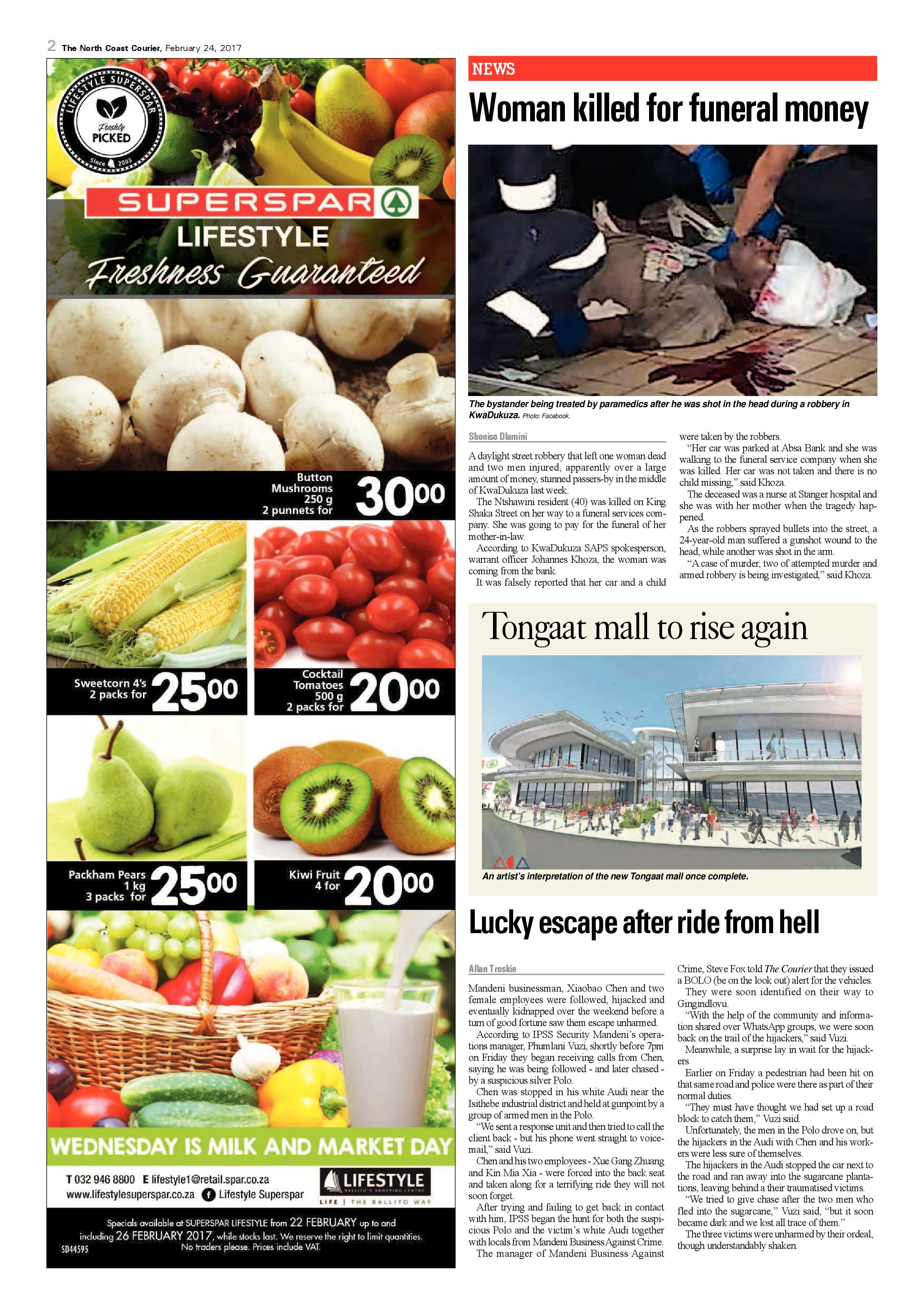 The North Coast Courier – 24 February 2017 page 2