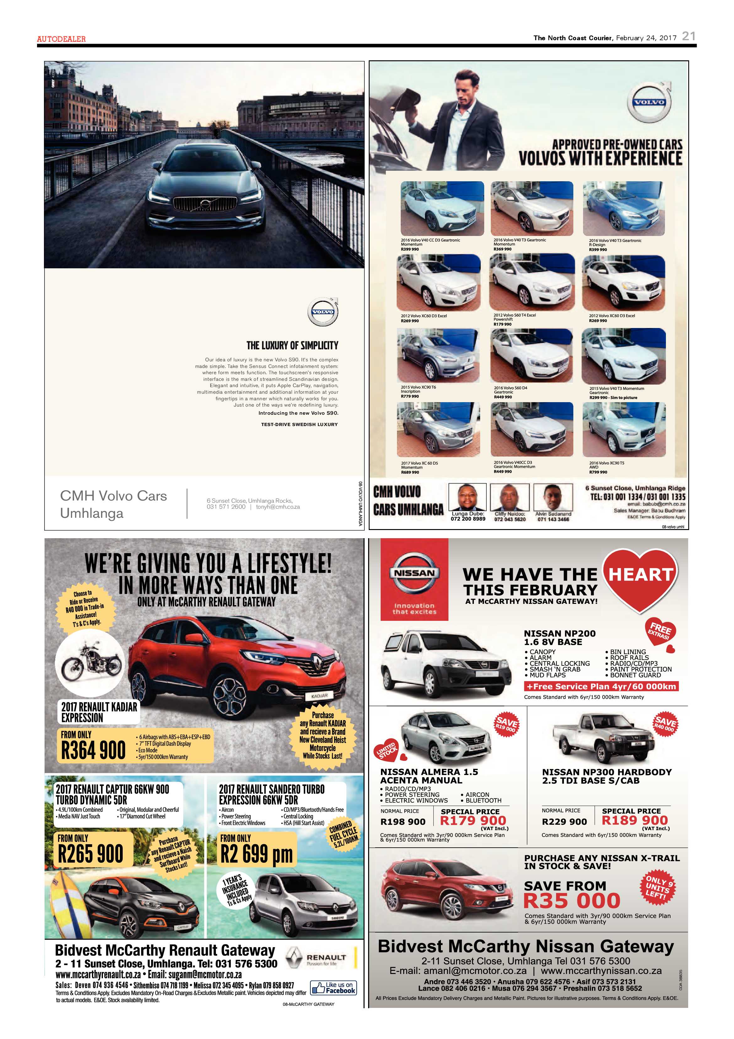 The North Coast Courier – 24 February 2017 page 21
