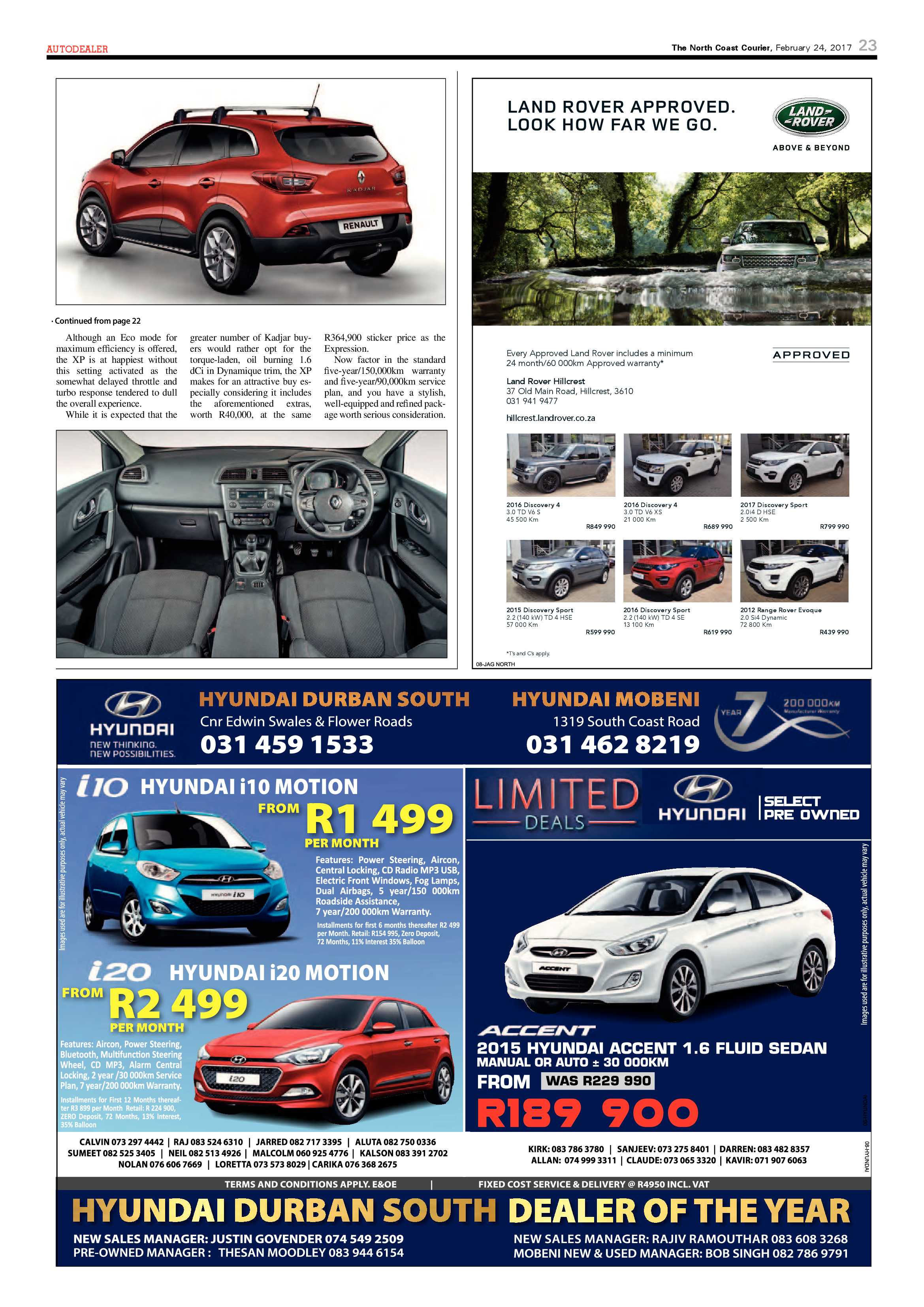 The North Coast Courier – 24 February 2017 page 23