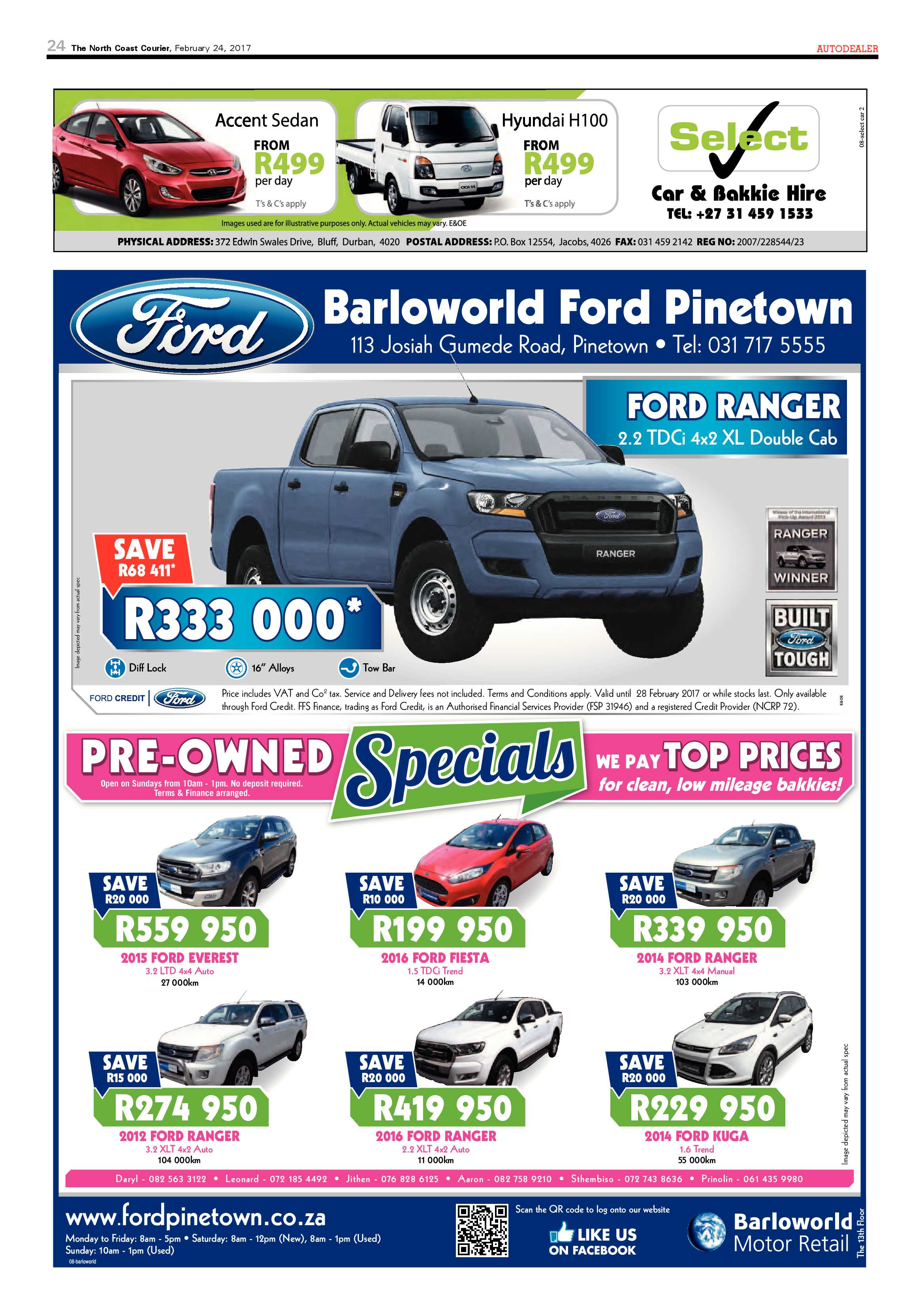 The North Coast Courier – 24 February 2017 page 24
