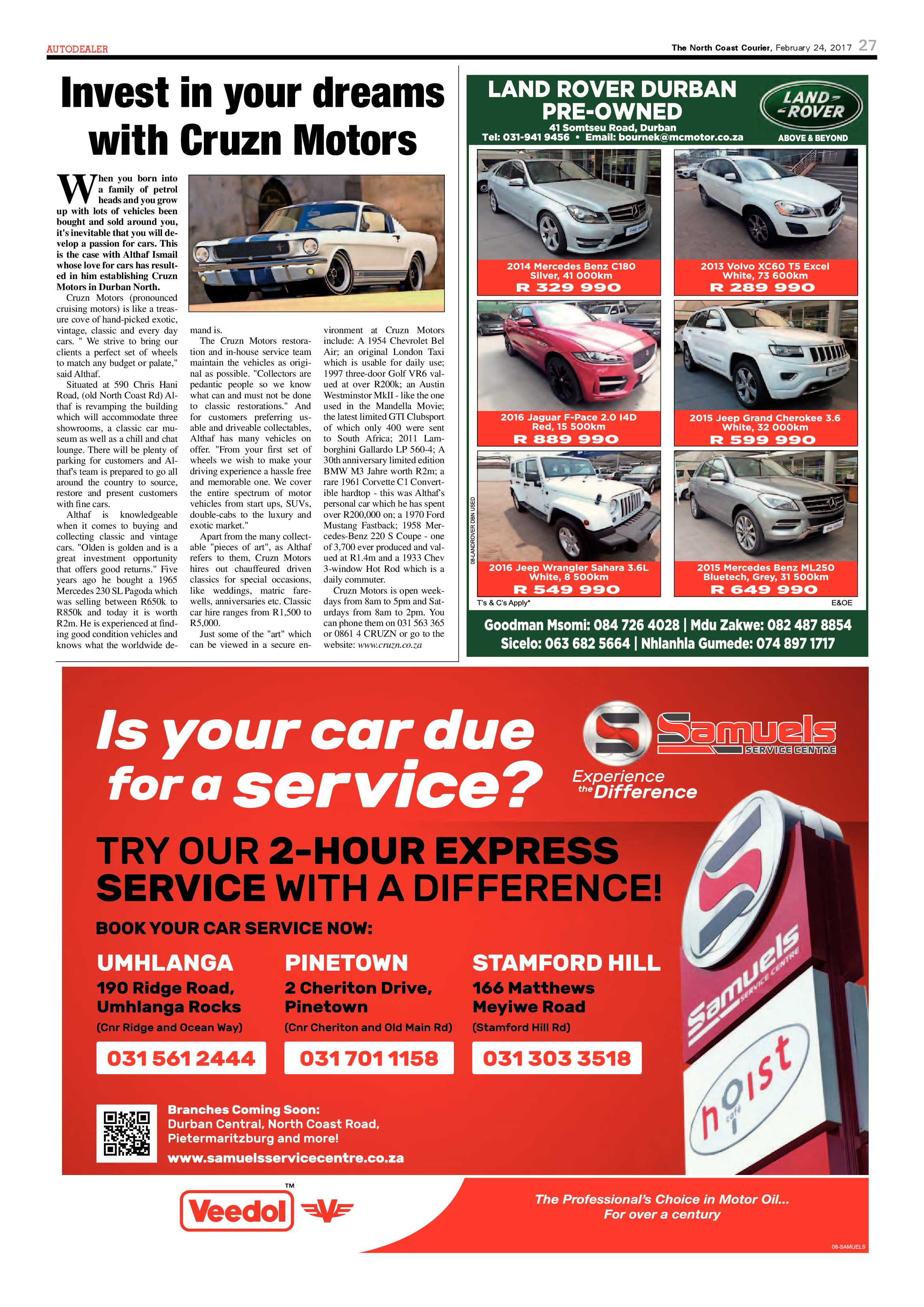 The North Coast Courier – 24 February 2017 page 27