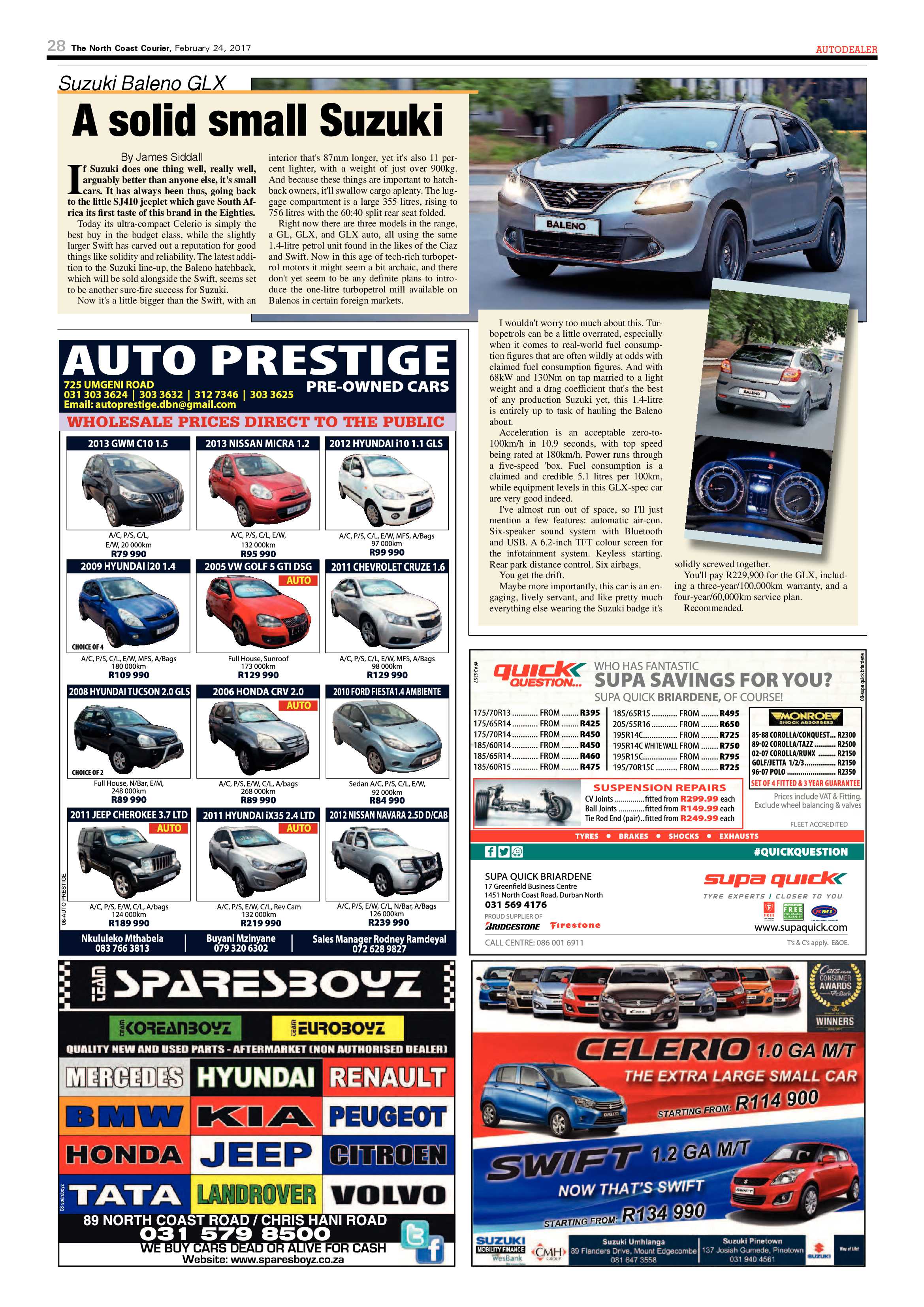 The North Coast Courier – 24 February 2017 page 28
