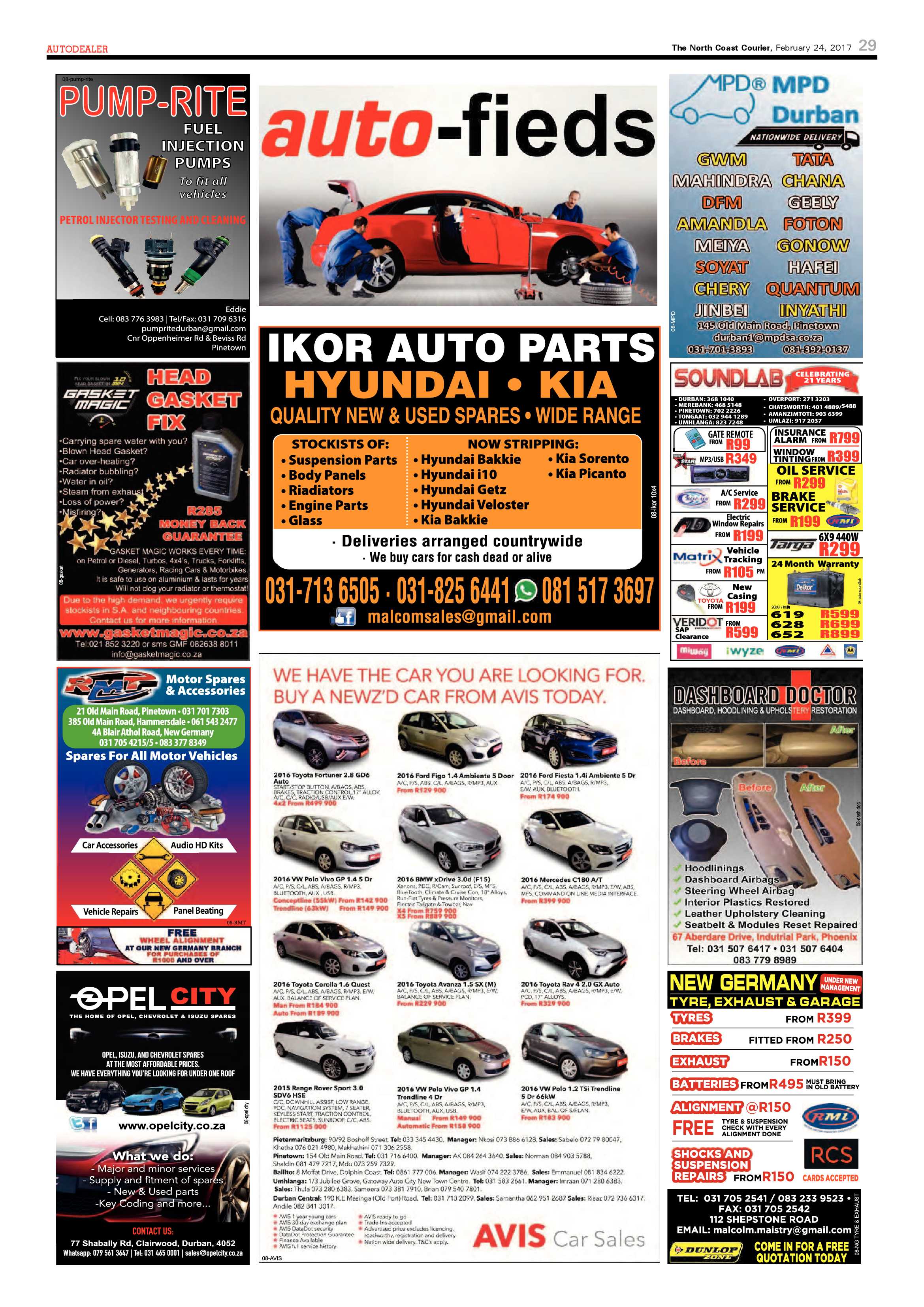 The North Coast Courier – 24 February 2017 page 29