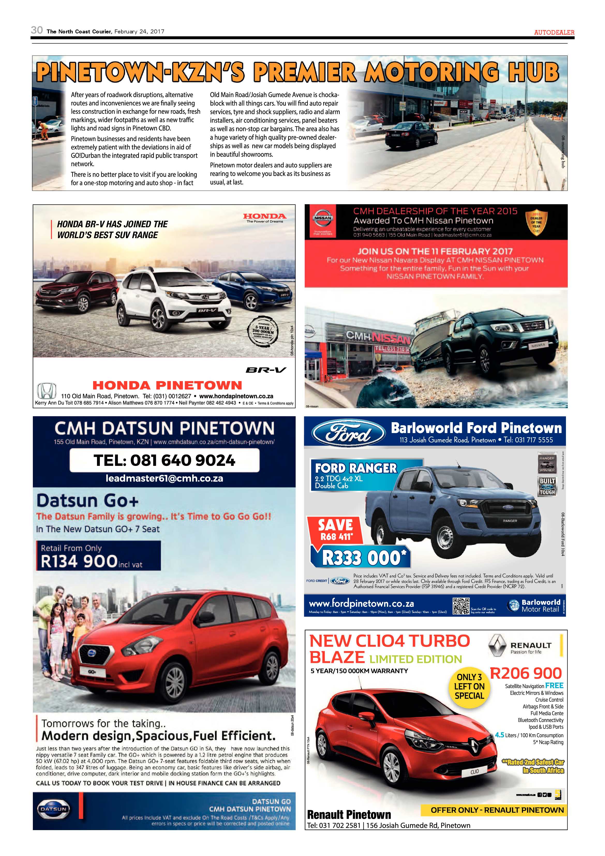 The North Coast Courier – 24 February 2017 page 30