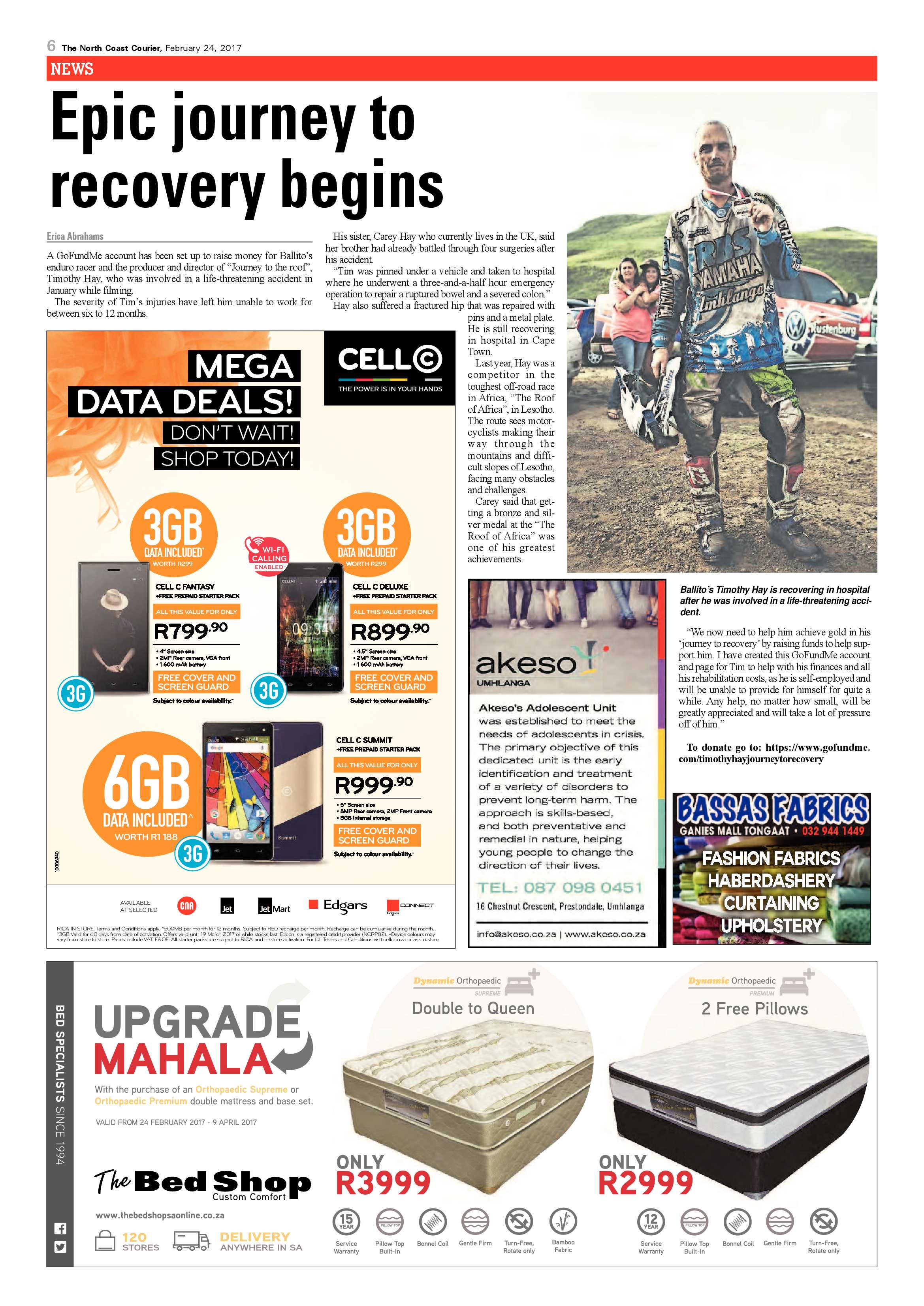 The North Coast Courier – 24 February 2017 page 6