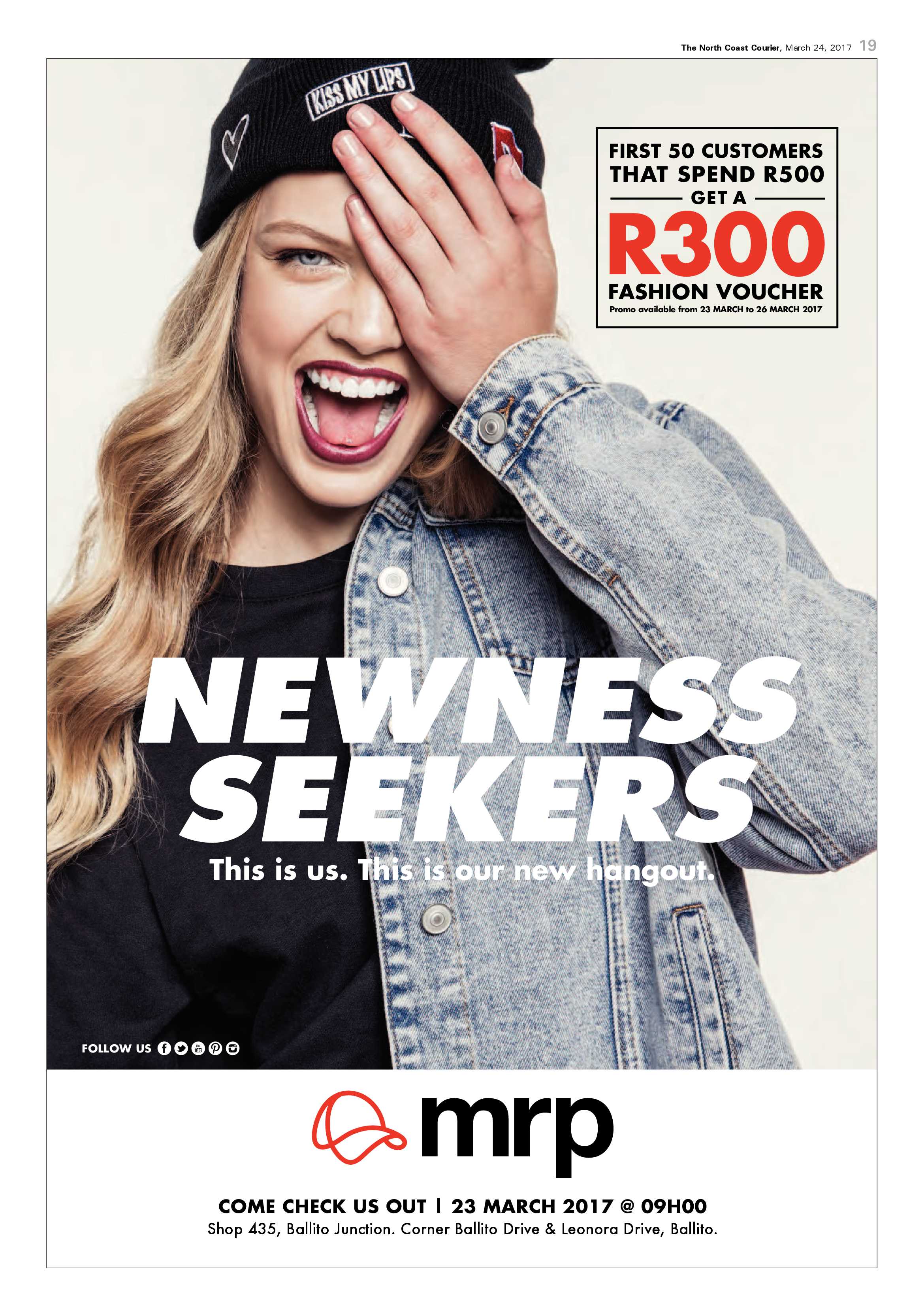 The North Coast Courier – 24 March 2017 page 19