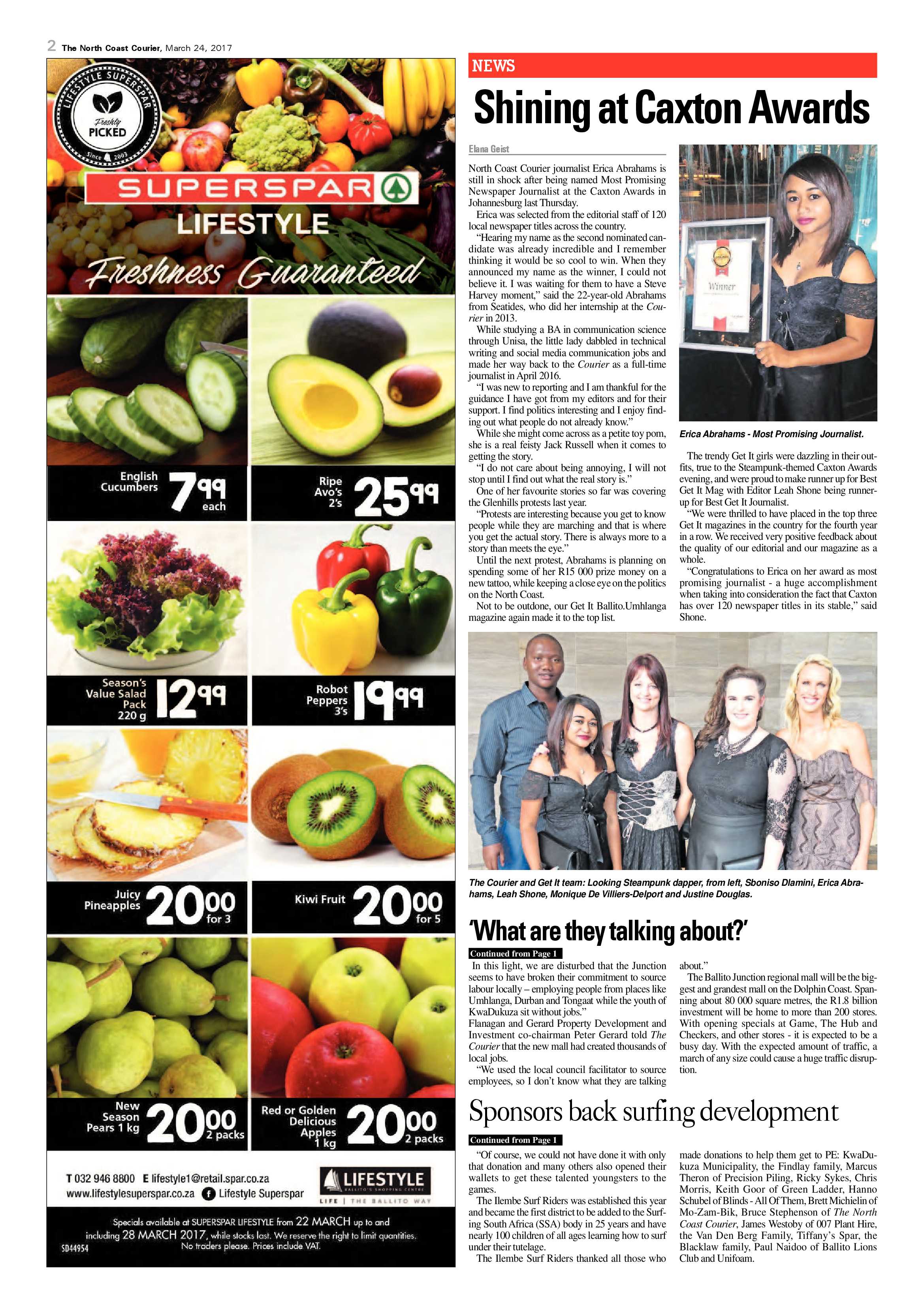 The North Coast Courier – 24 March 2017 page 2