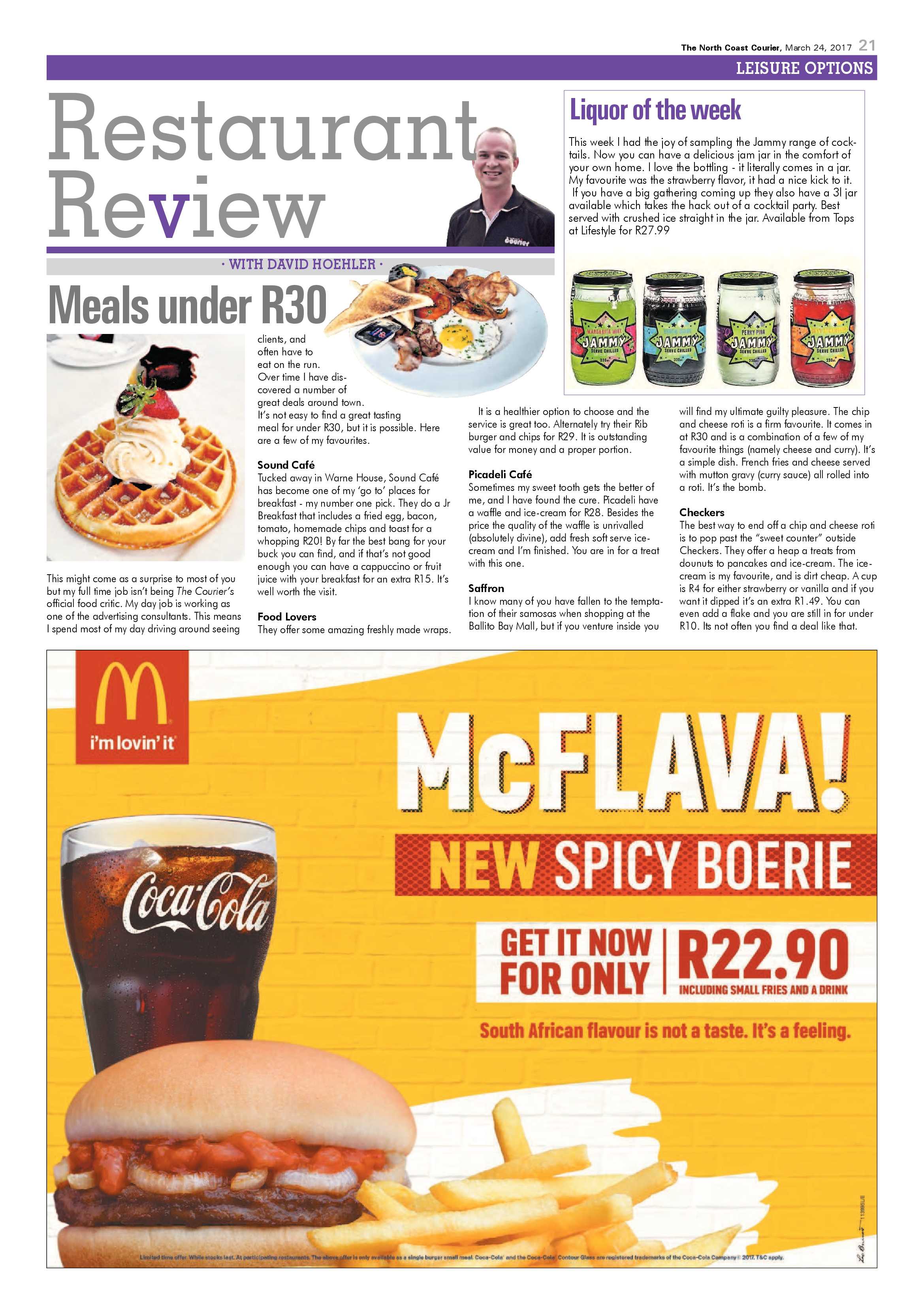 The North Coast Courier – 24 March 2017 page 21