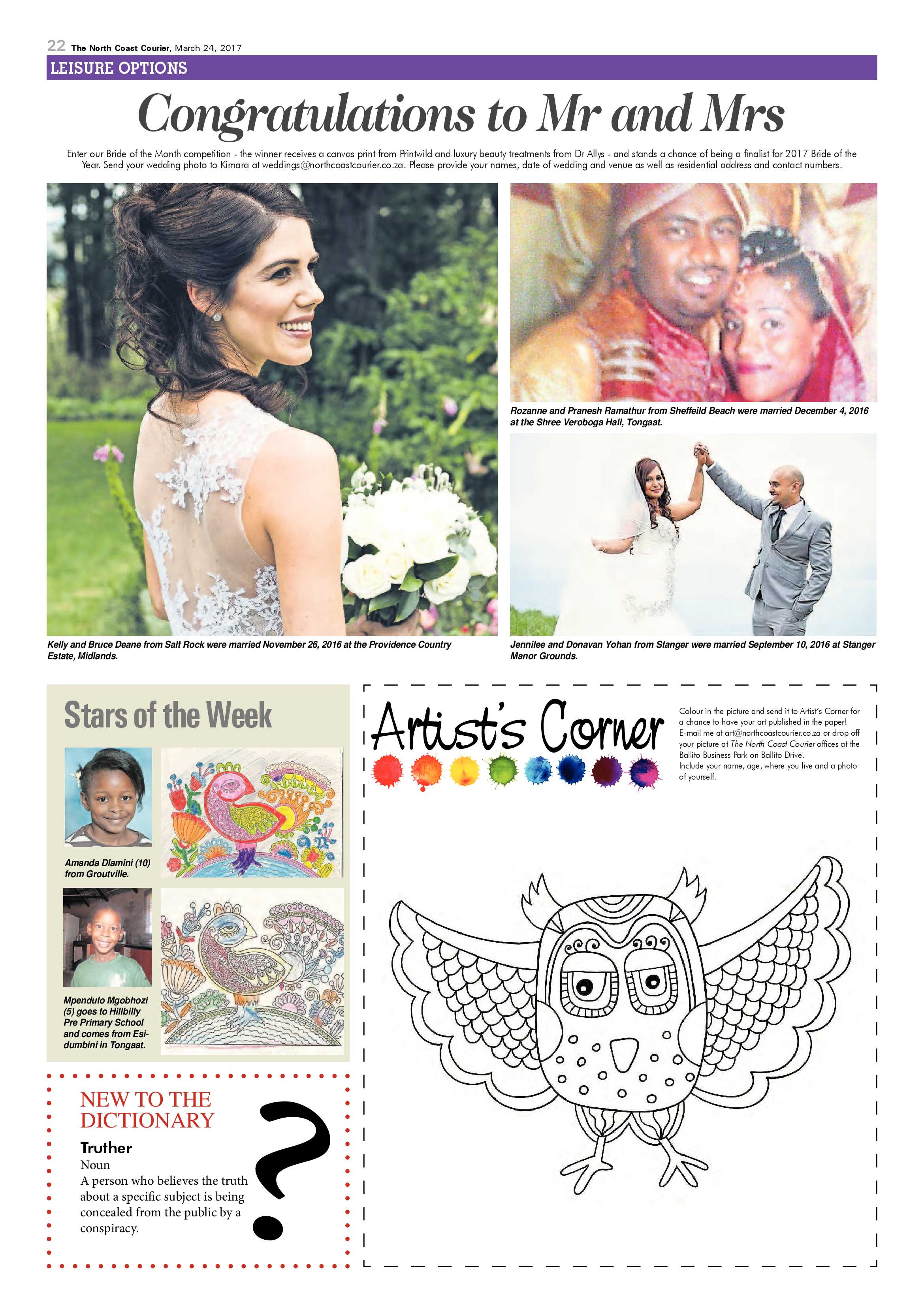 The North Coast Courier – 24 March 2017 page 22