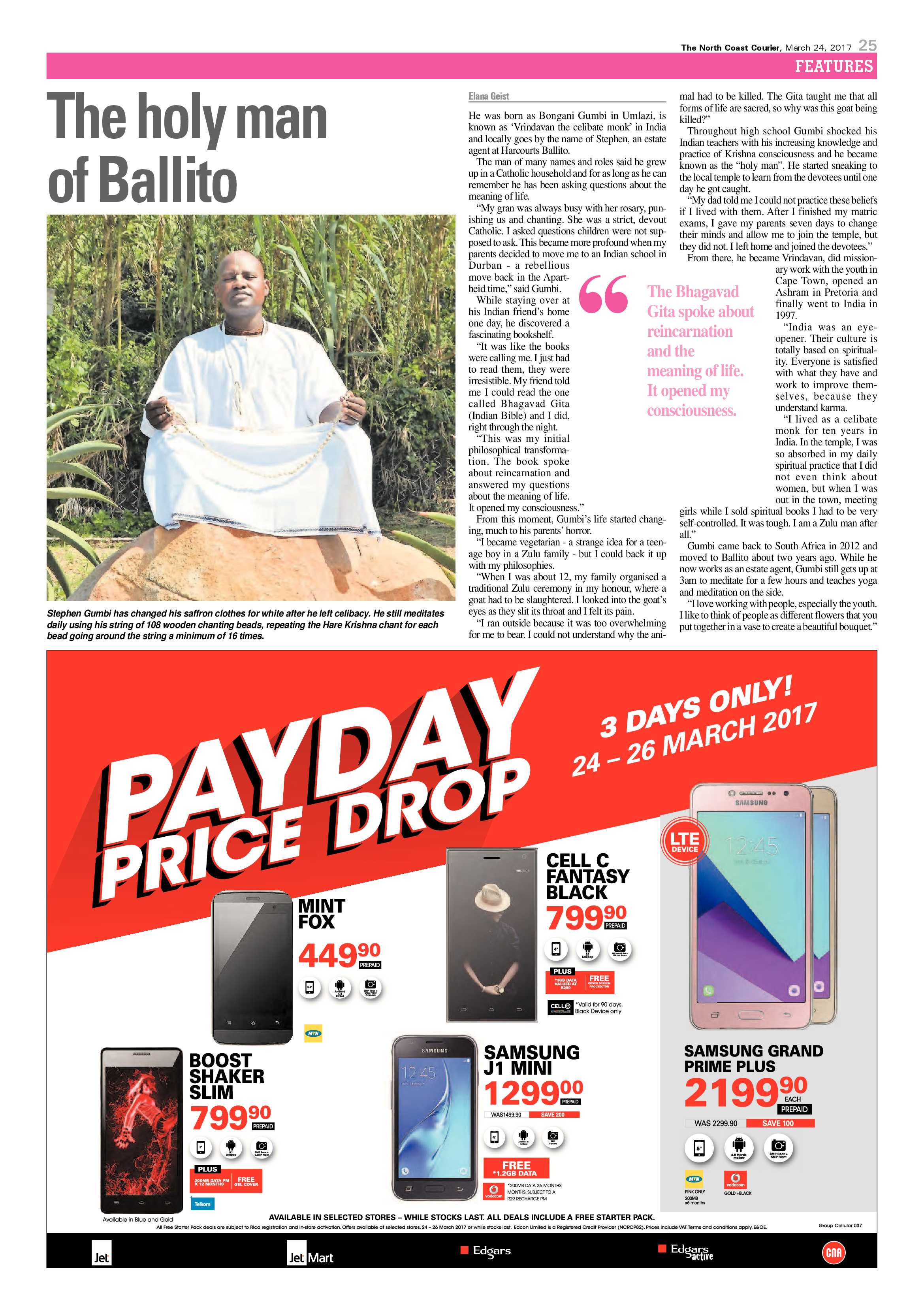 The North Coast Courier – 24 March 2017 page 25