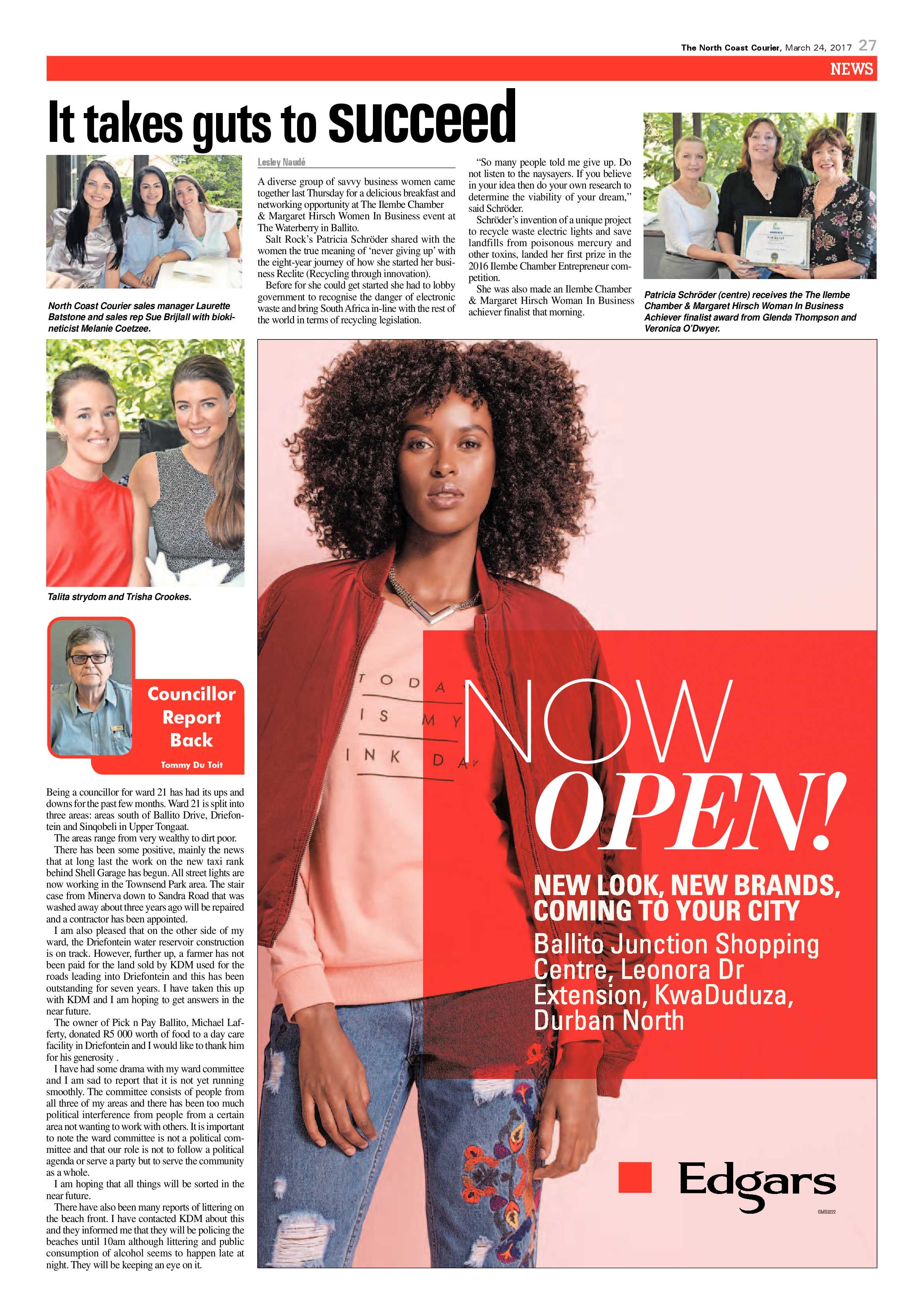 The North Coast Courier – 24 March 2017 page 27