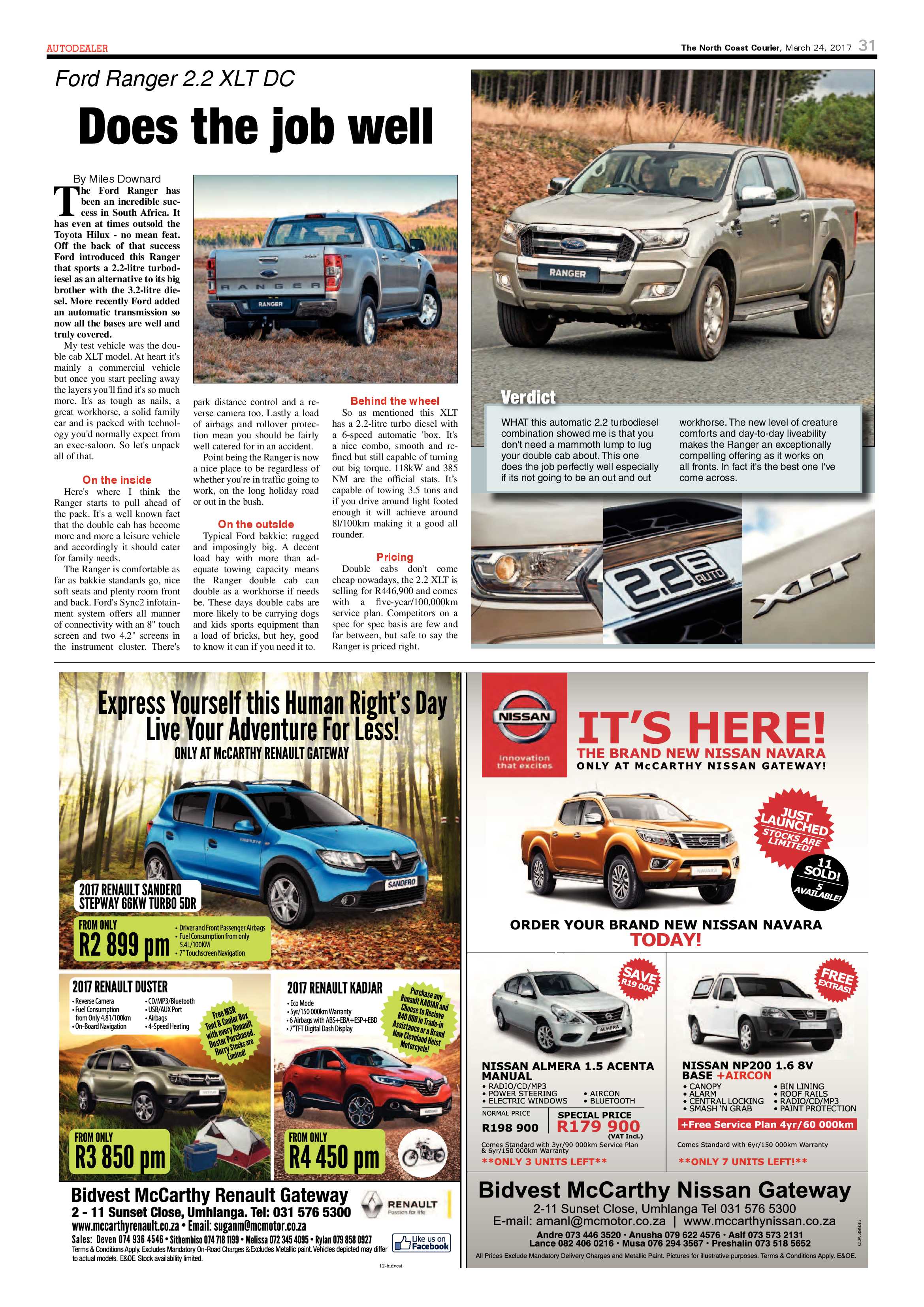 The North Coast Courier – 24 March 2017 page 31
