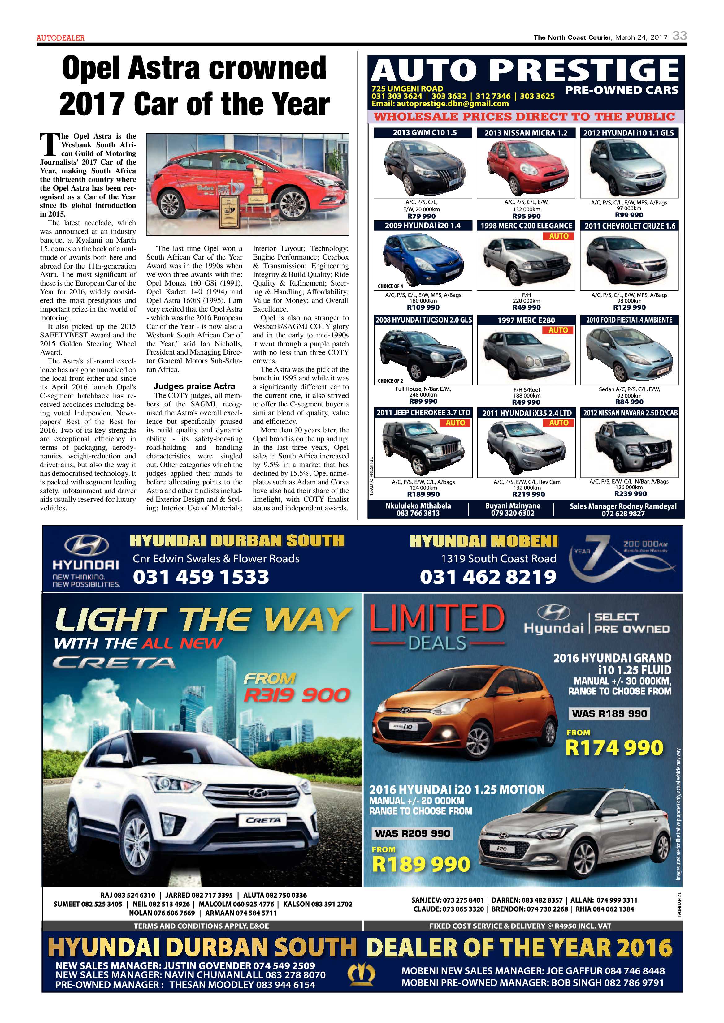 The North Coast Courier – 24 March 2017 page 33