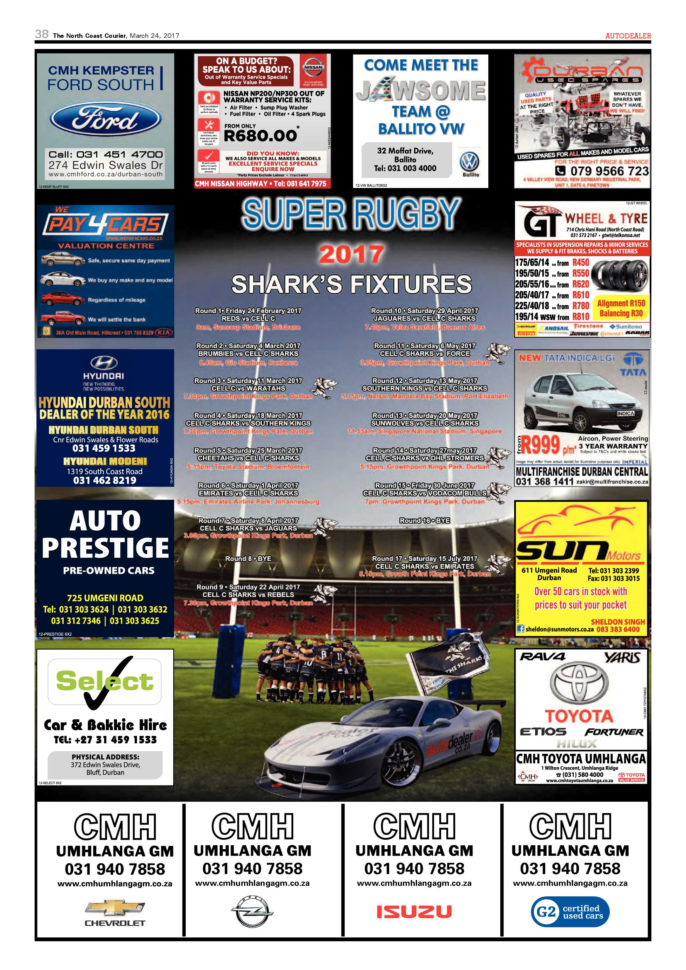 The North Coast Courier – 24 March 2017 page 38