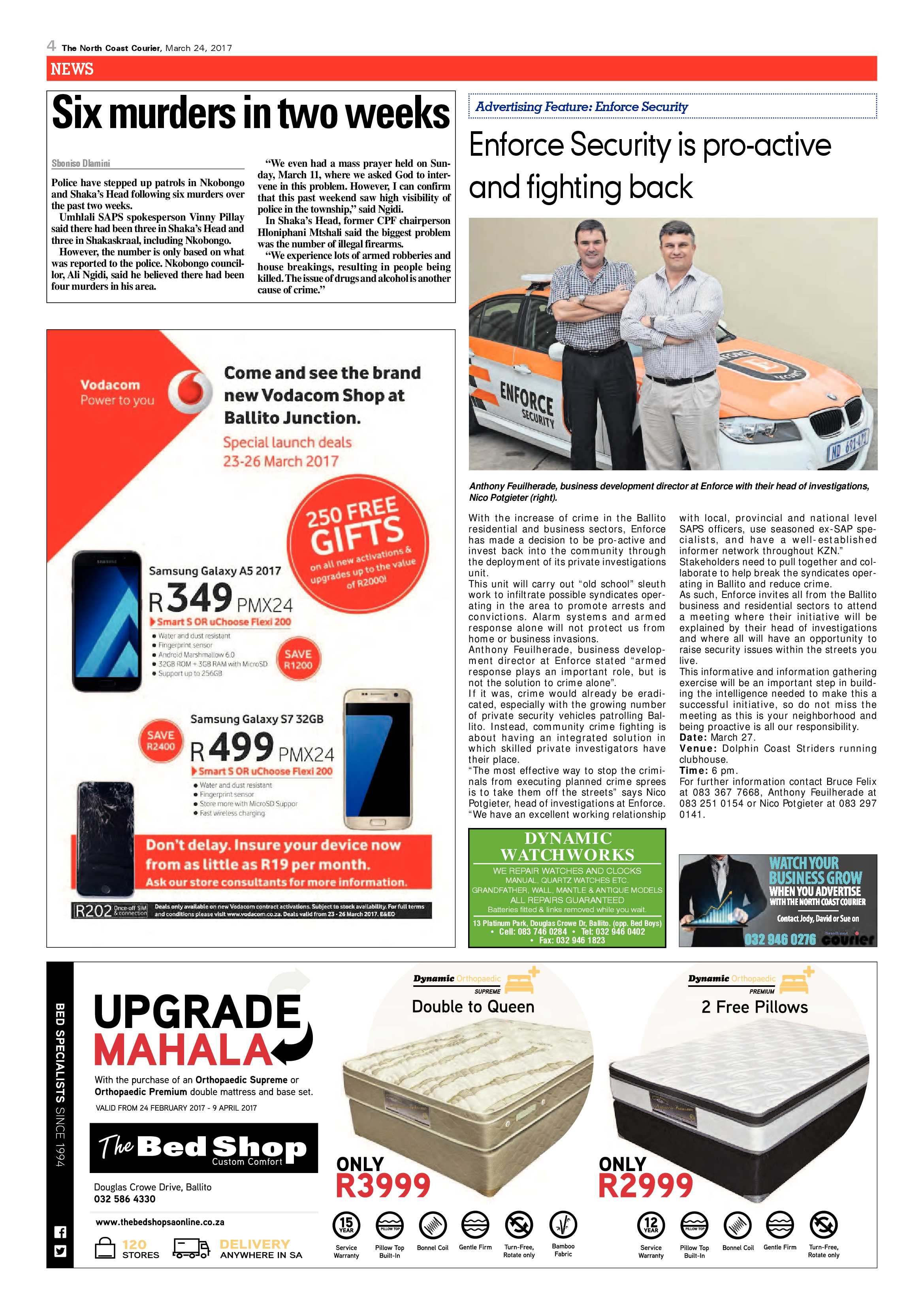 The North Coast Courier – 24 March 2017 page 4