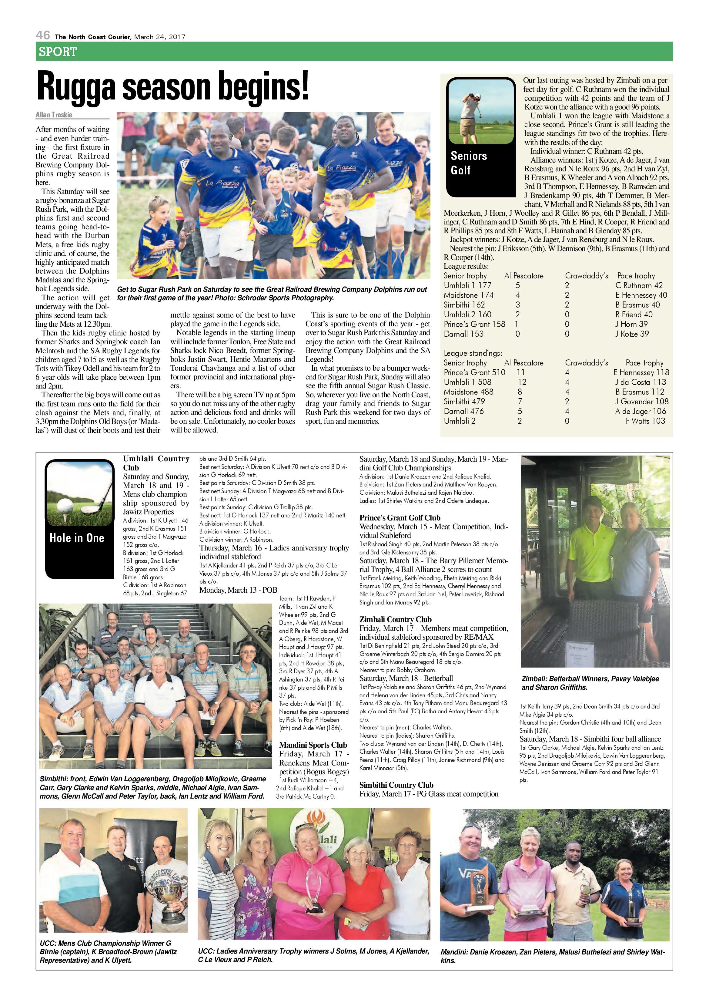 The North Coast Courier – 24 March 2017 page 46