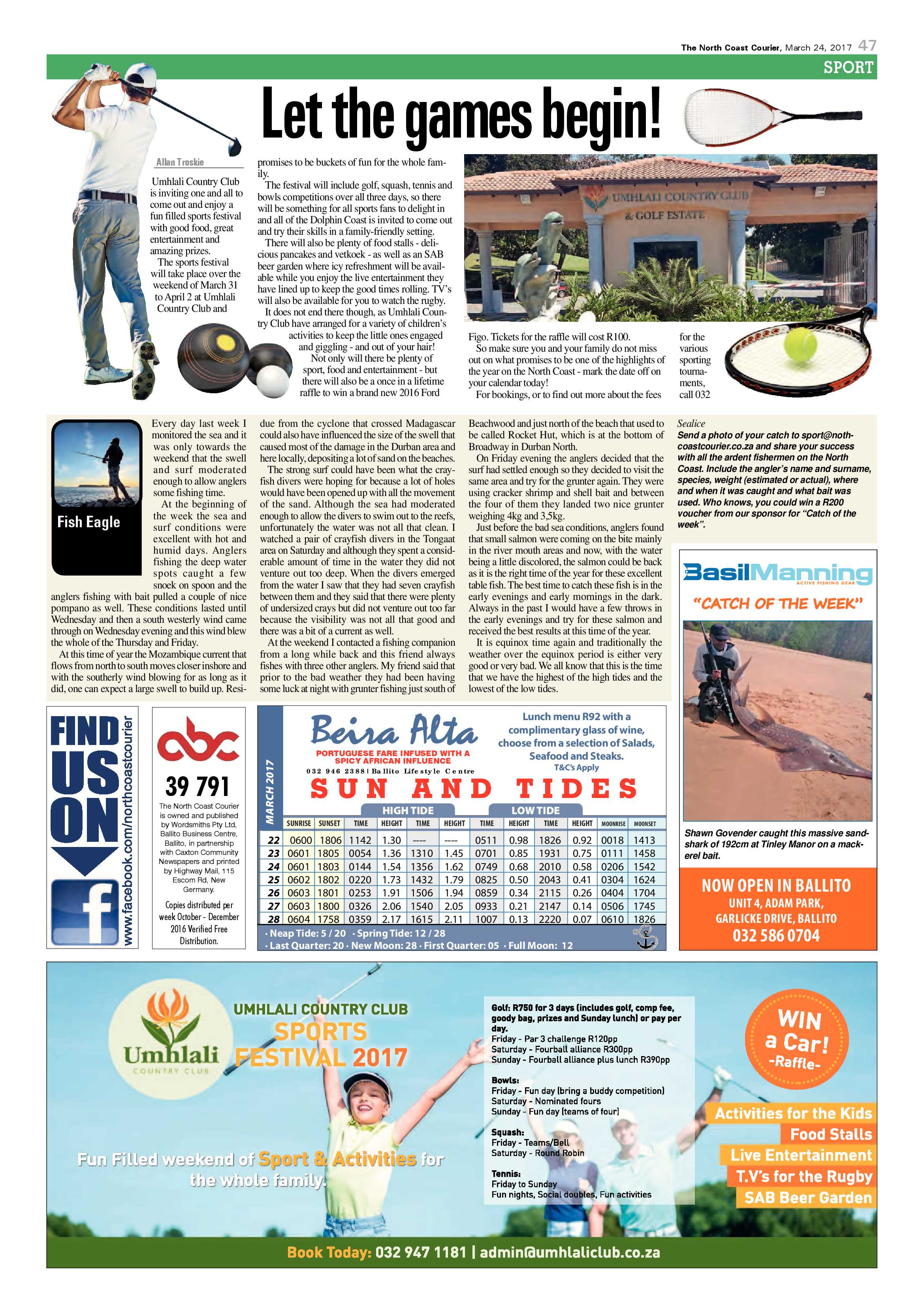 The North Coast Courier – 24 March 2017 page 47