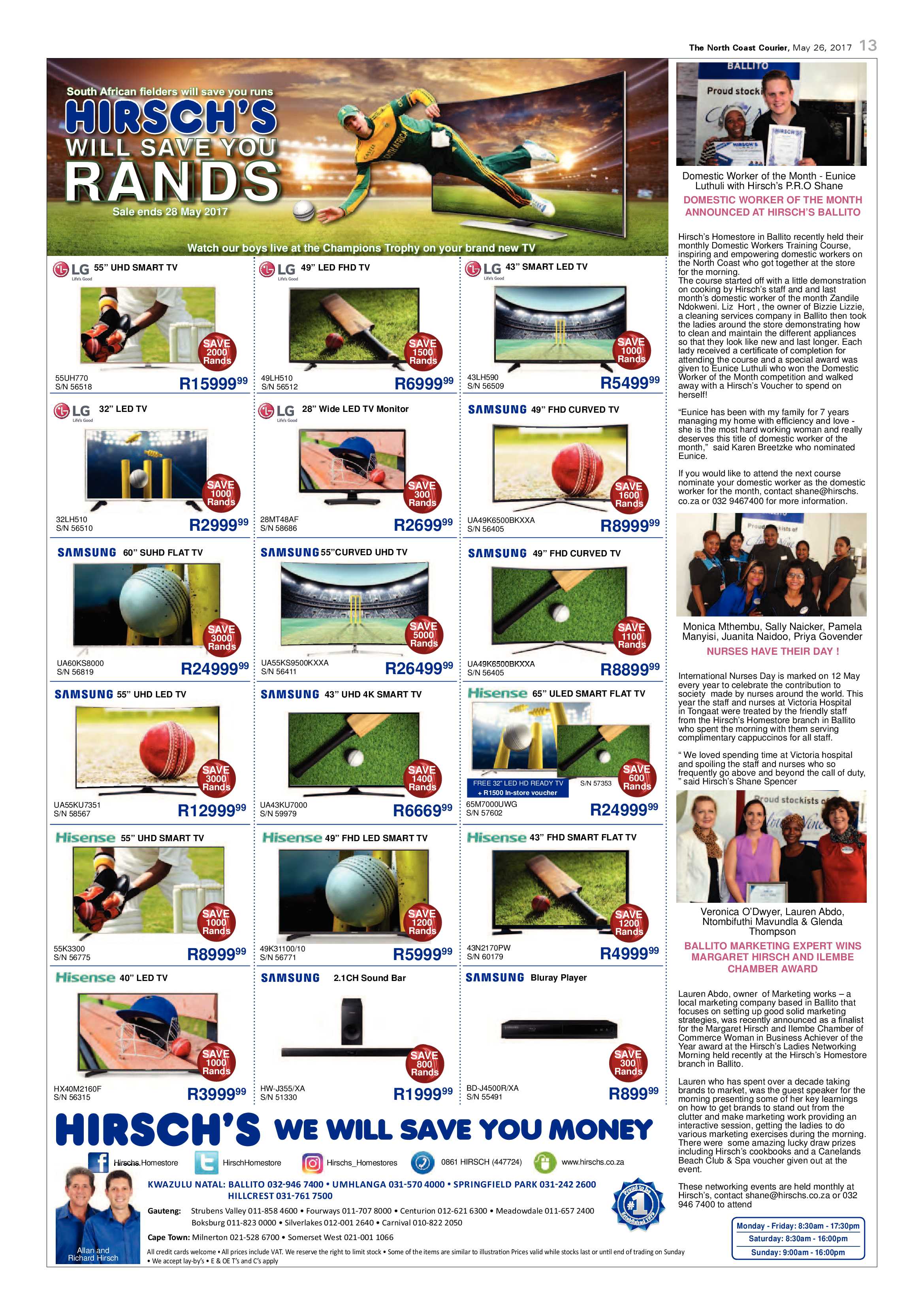 The North Coast Courier – 26 May 2017 page 13