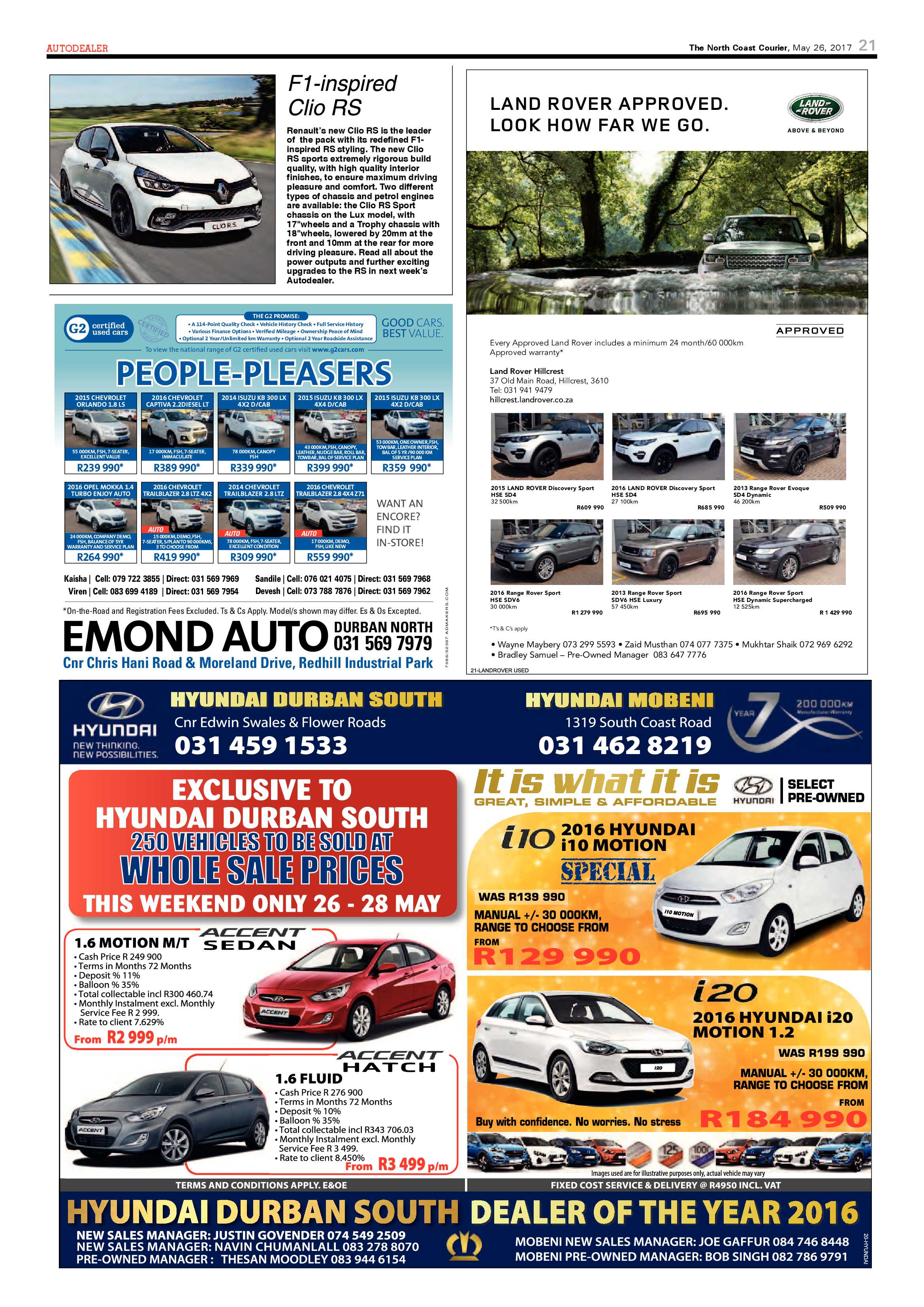 The North Coast Courier – 26 May 2017 page 21