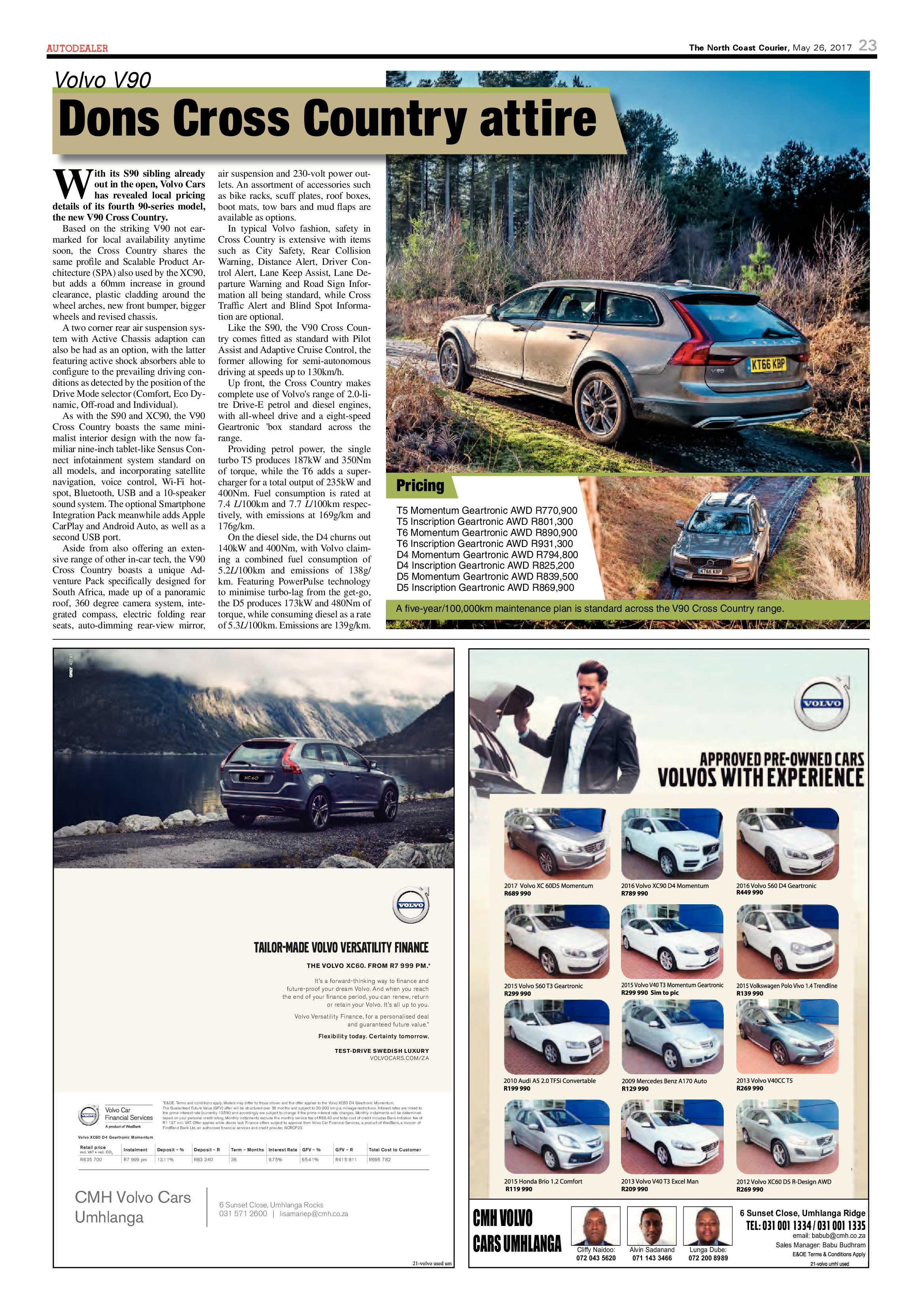 The North Coast Courier – 26 May 2017 page 23