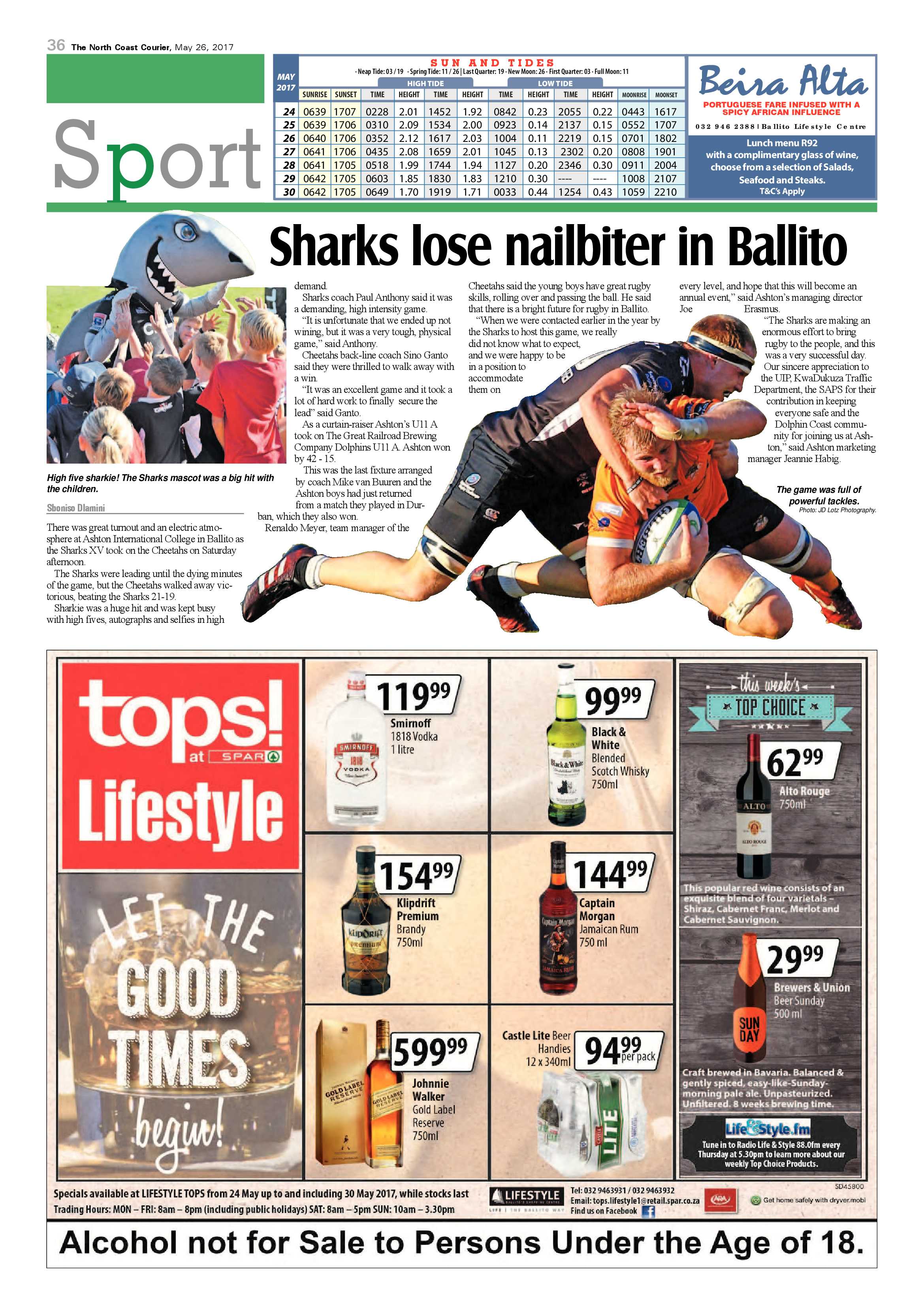 The North Coast Courier – 26 May 2017 page 36