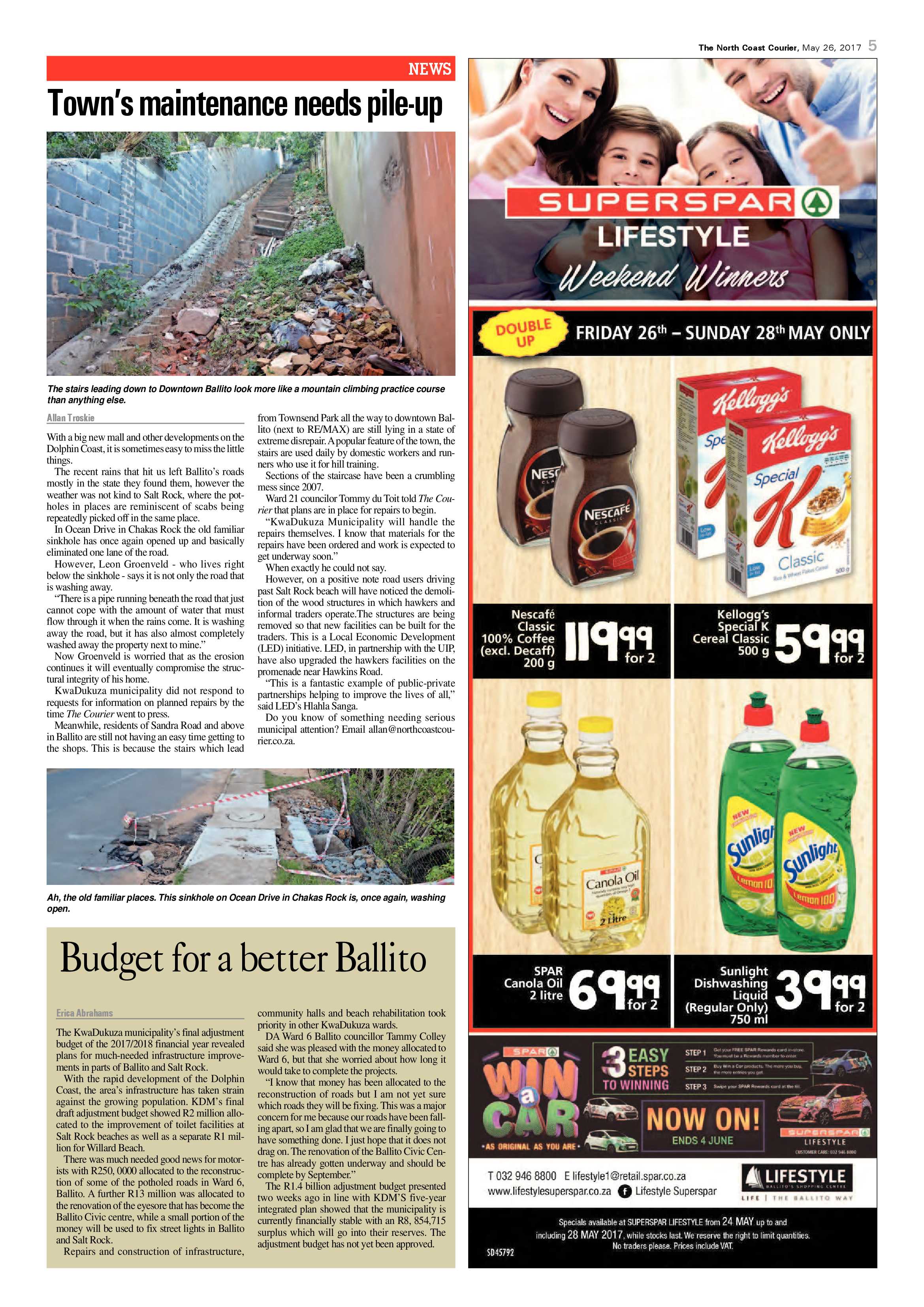 The North Coast Courier – 26 May 2017 page 5