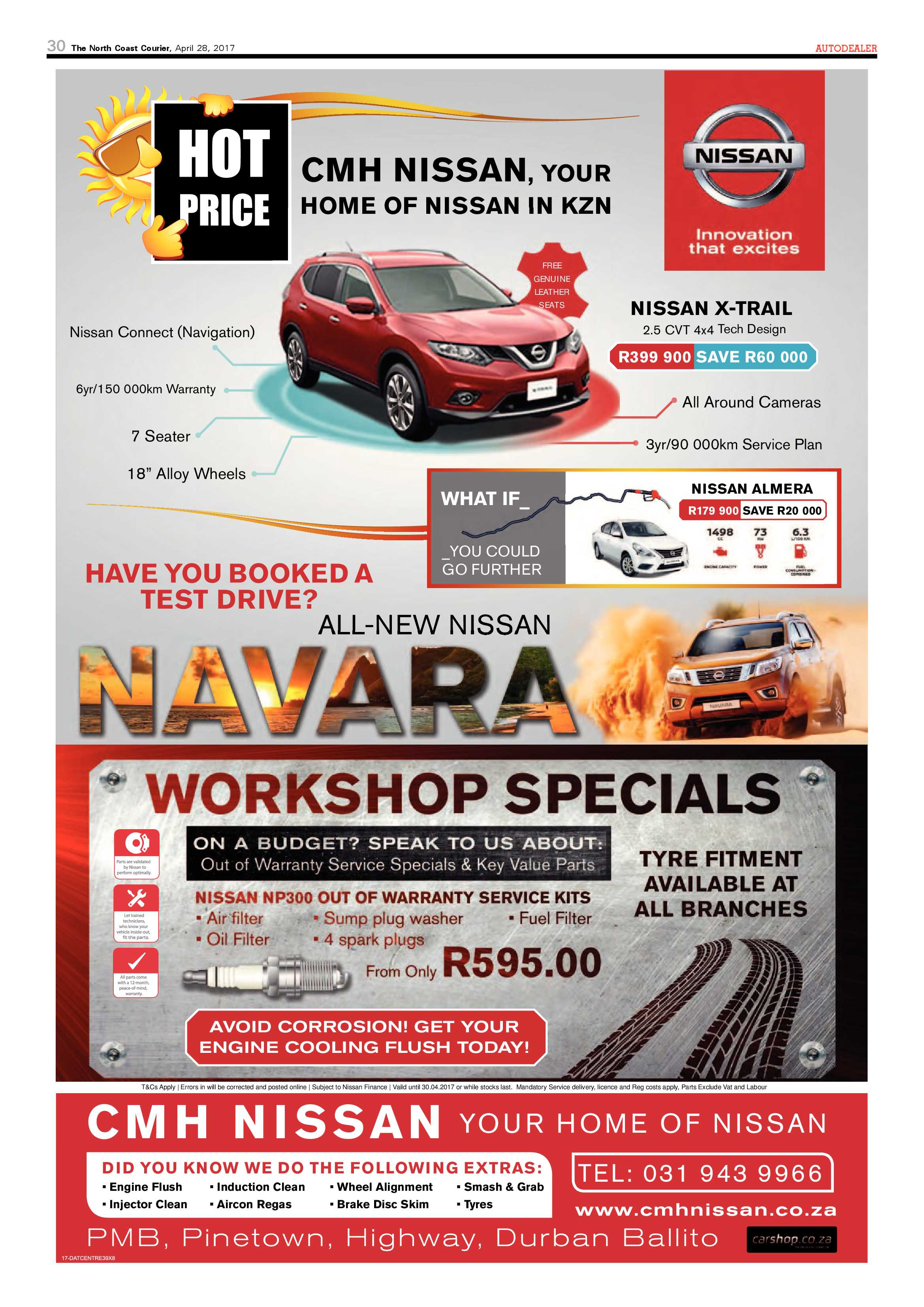 The North Coast Courier – 28 April 2017 page 30