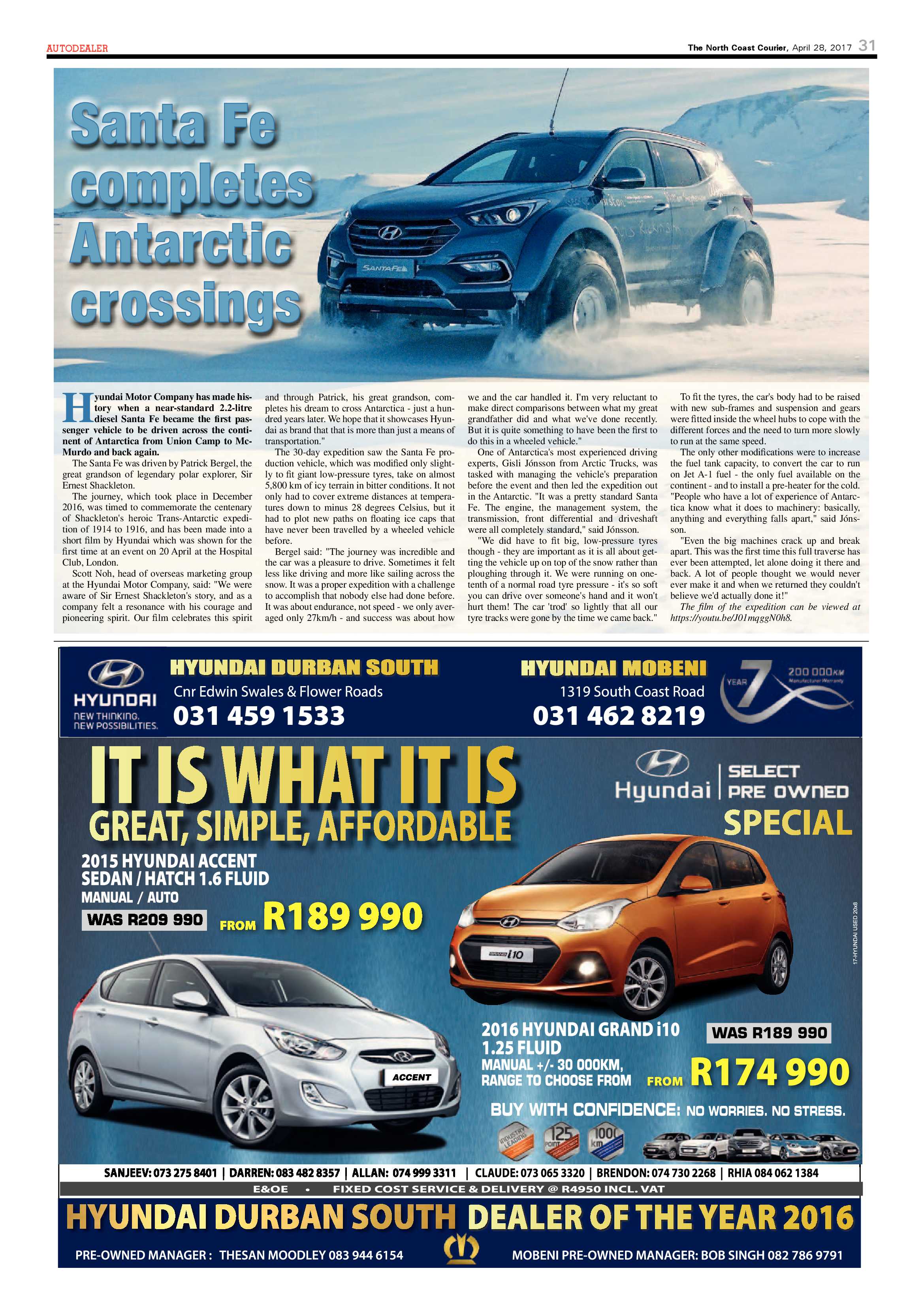 The North Coast Courier – 28 April 2017 page 31