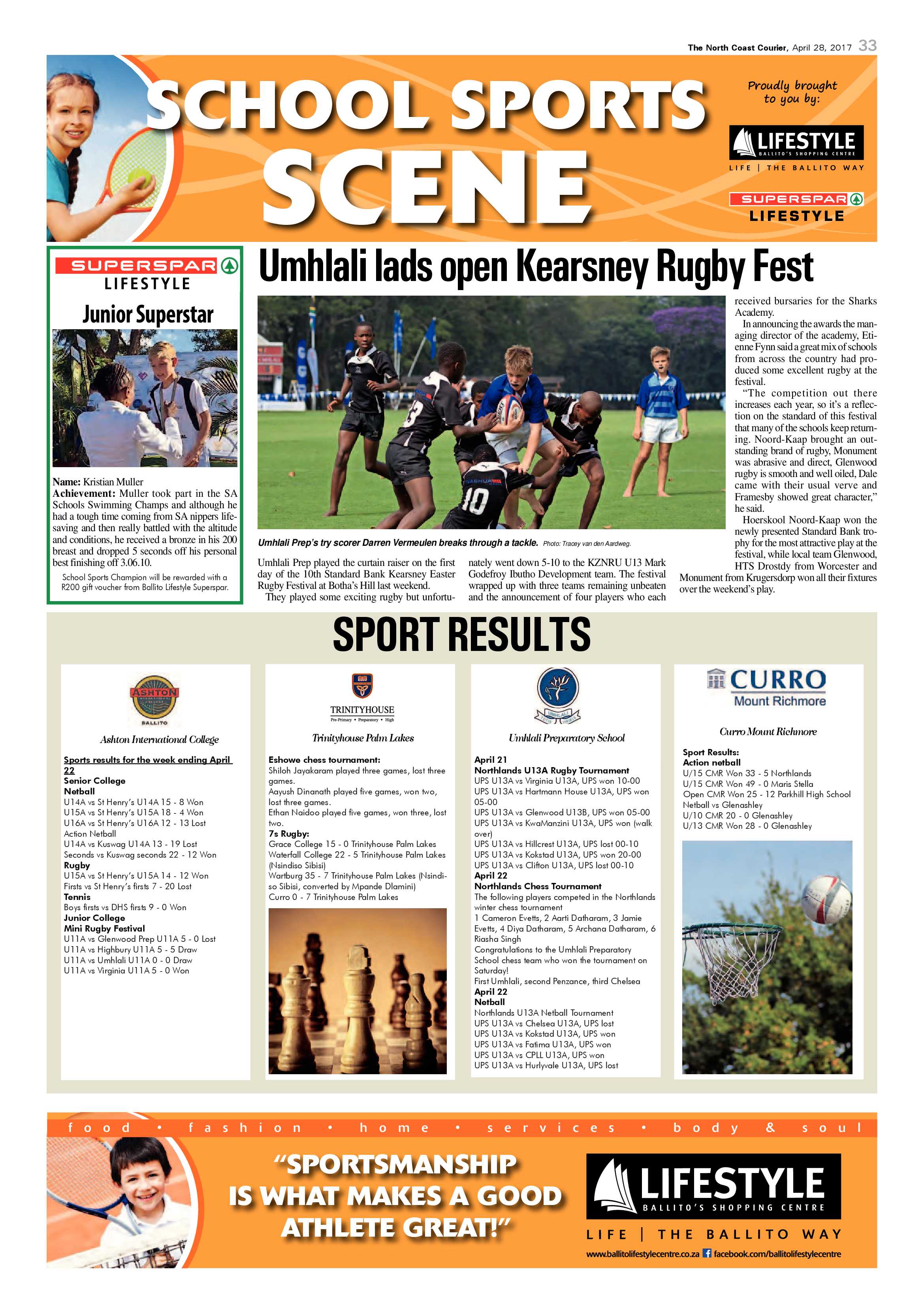 The North Coast Courier – 28 April 2017 page 33