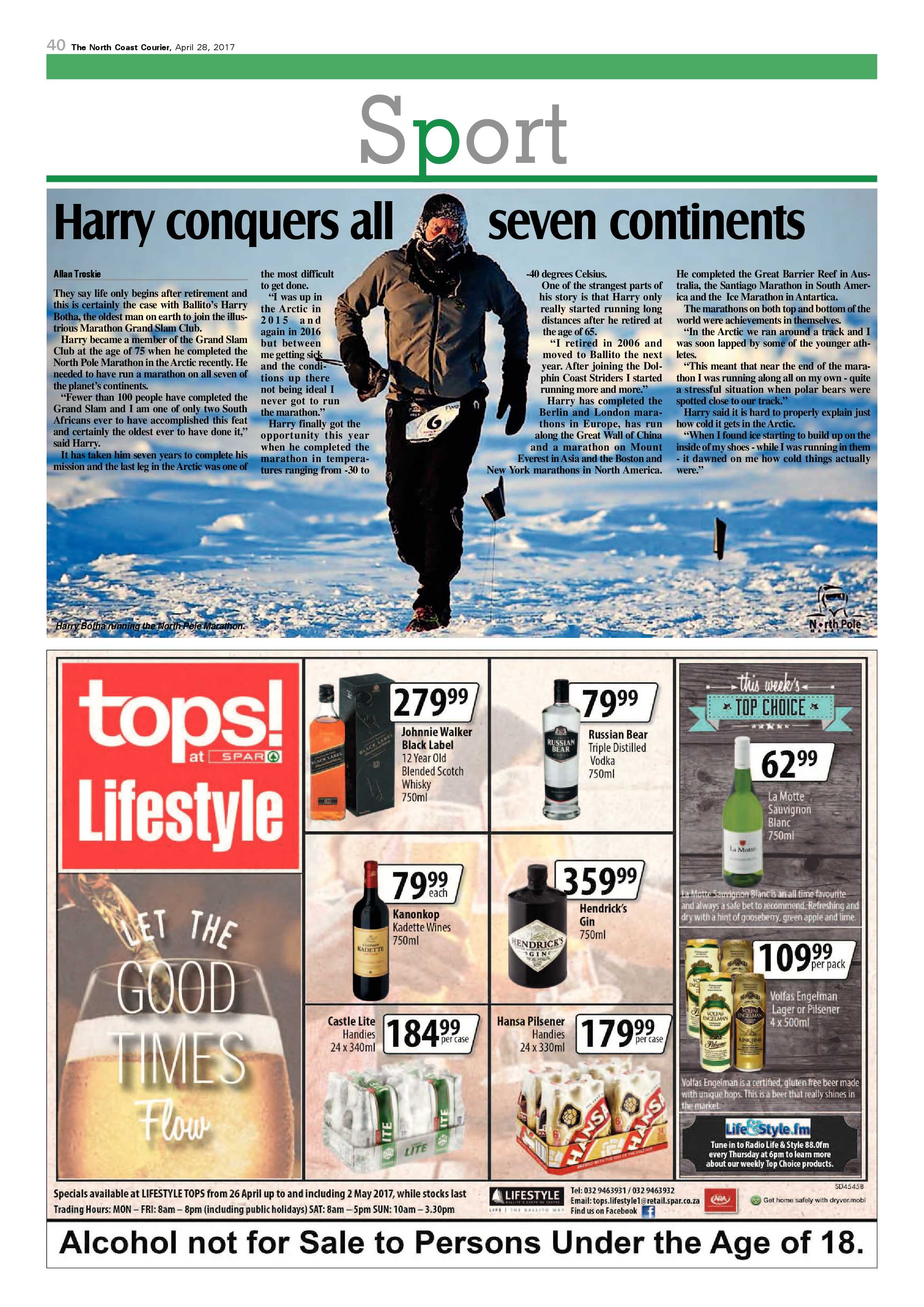 The North Coast Courier – 28 April 2017 page 40