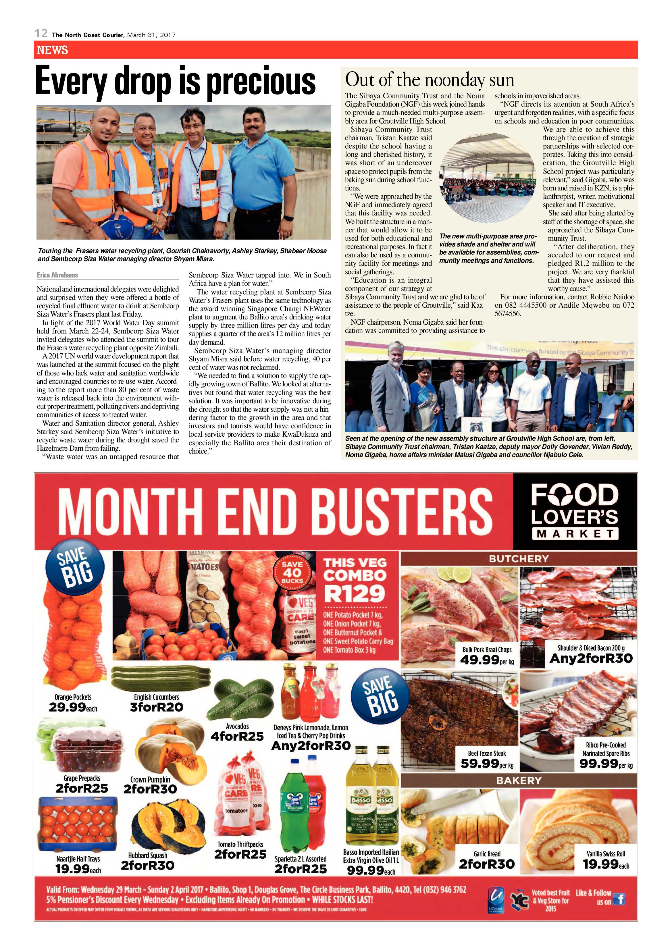 The North Coast Courier – 31 March 2017 page 12
