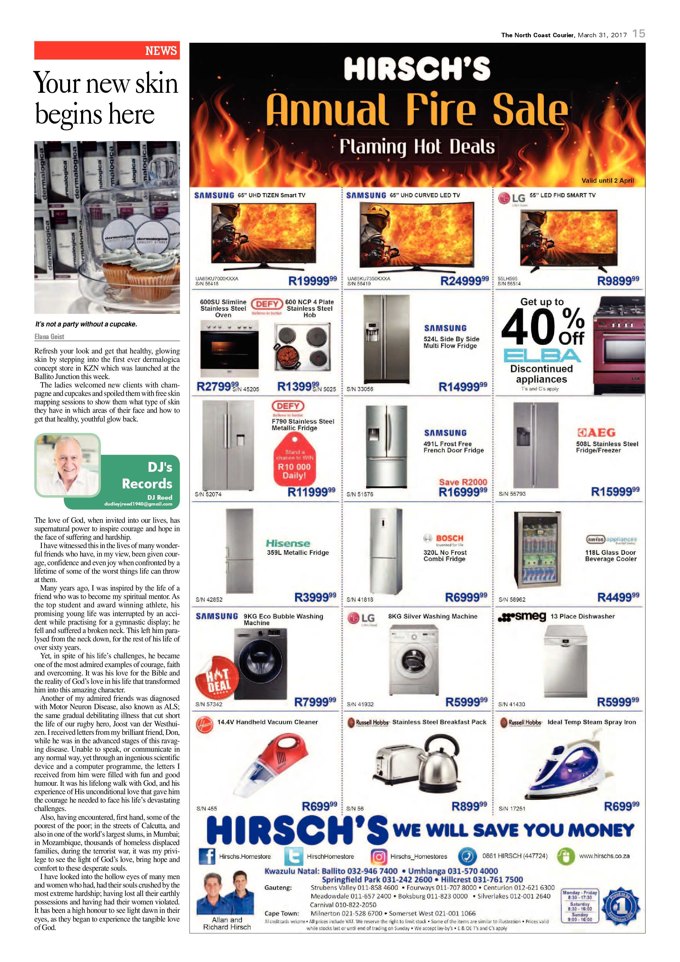 The North Coast Courier – 31 March 2017 page 15