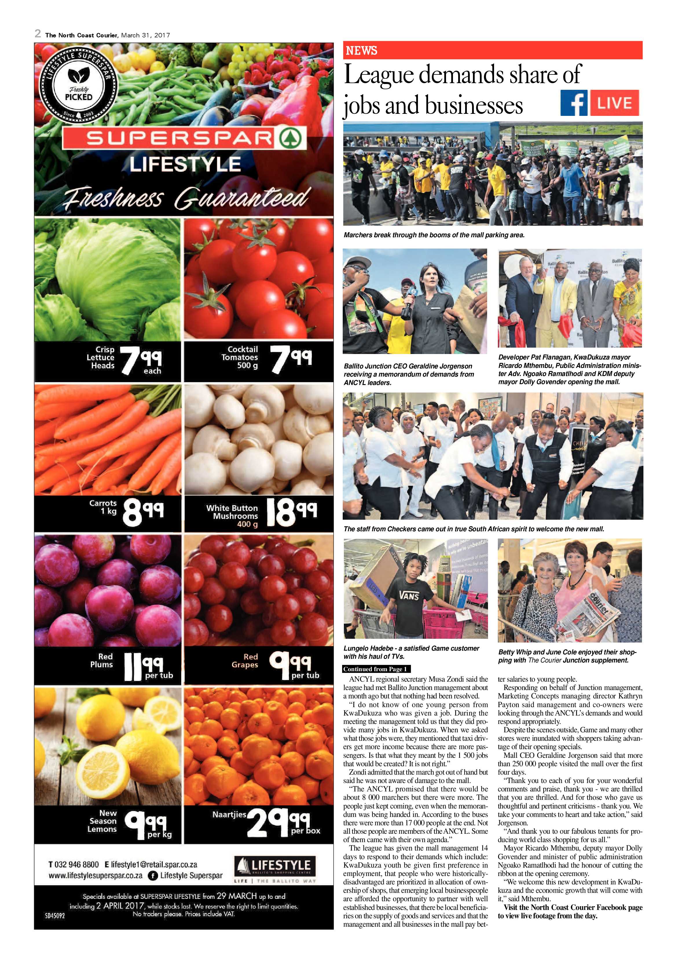 The North Coast Courier – 31 March 2017 page 2